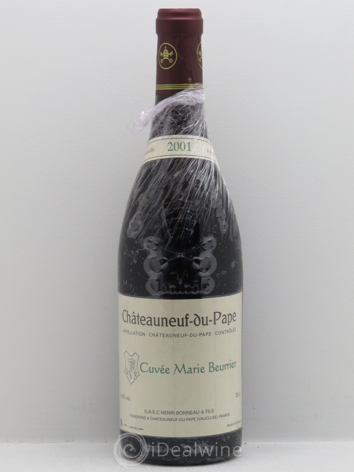 Châteauneuf-du-Pape Marie Beurrier Henri Bonneau & Fils 2001 - Lot de 1 bouteille - 0