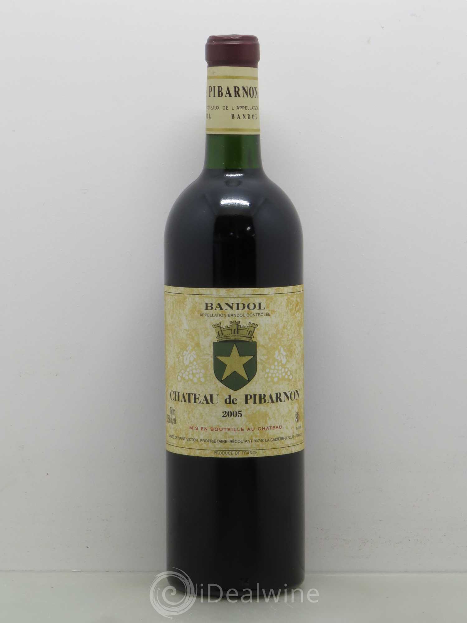 Bandol Château de Pibarnon Comte de Saint-Victor 2005 - Lot de 1 bouteille - 0
