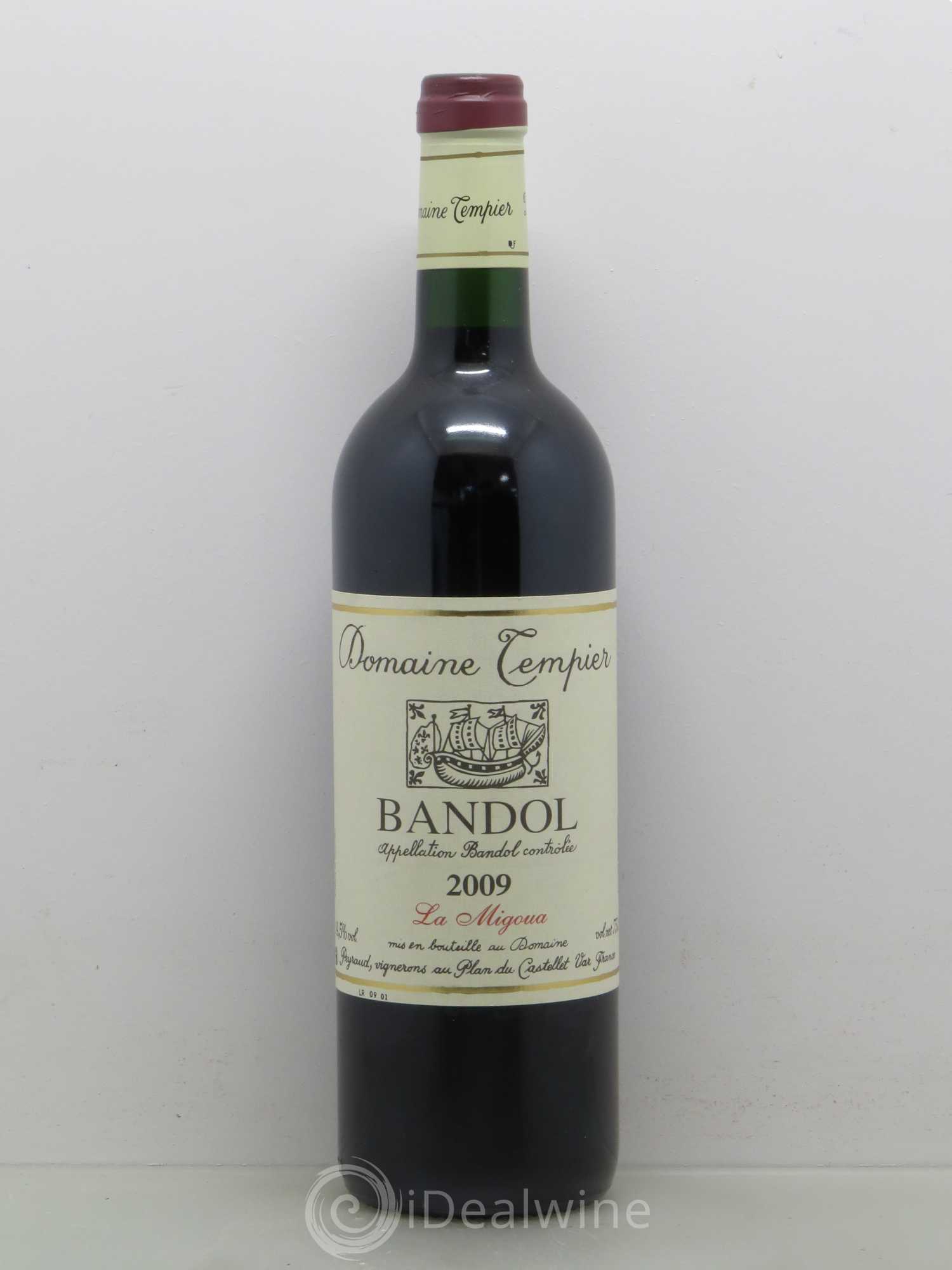 Bandol Domaine Tempier Cuvée La Migoua Famille Peyraud (sans prix de réserve) 2009 - Lot de 1 bouteille - 0