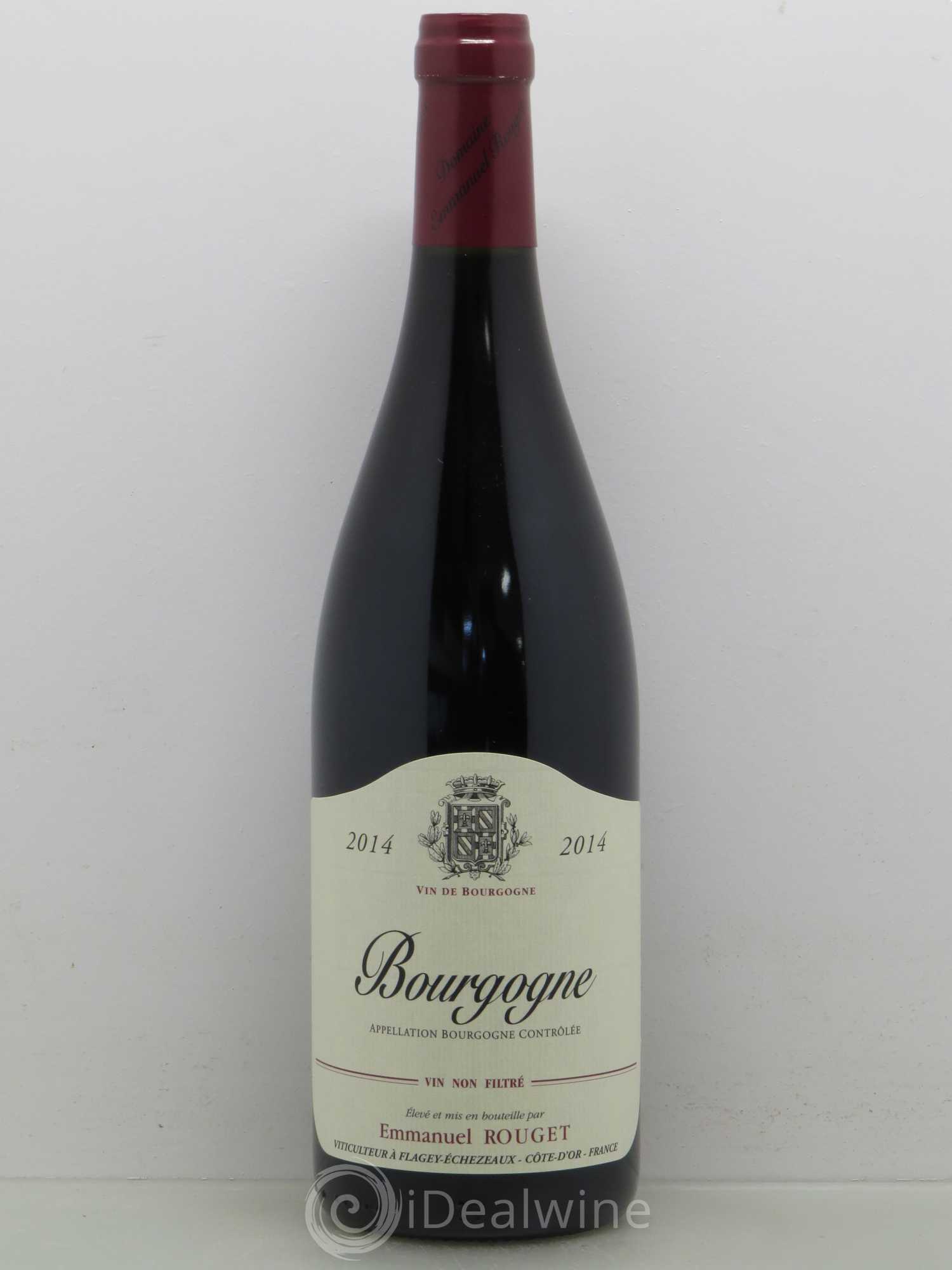 Bourgogne Rouget (sans prix de réserve) 2014 - Lot de 1 bouteille - 0