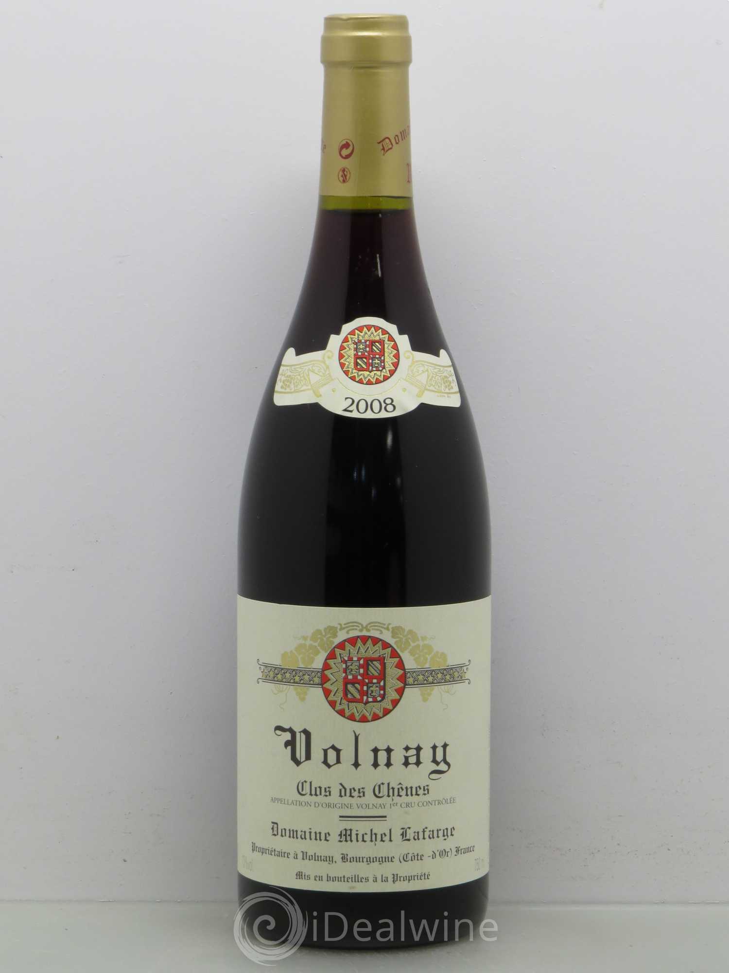 Volnay 1er Cru Clos des Chênes Lafarge (Domaine) 2008 - Lot de 1 bouteille - 0