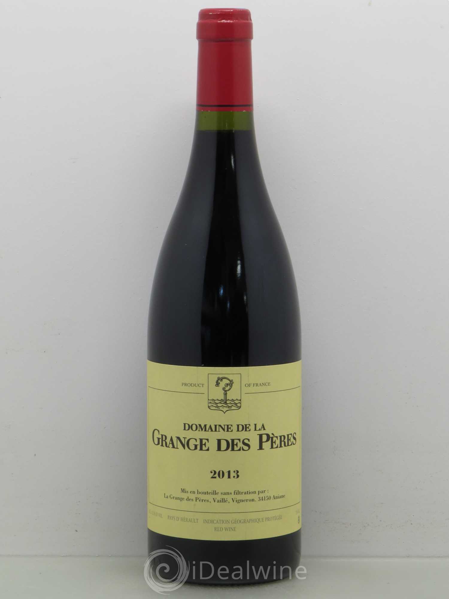 Pays d'Hérault Grange des Pères Laurent Vaillé 2013 - Lot de 1 bouteille - 0