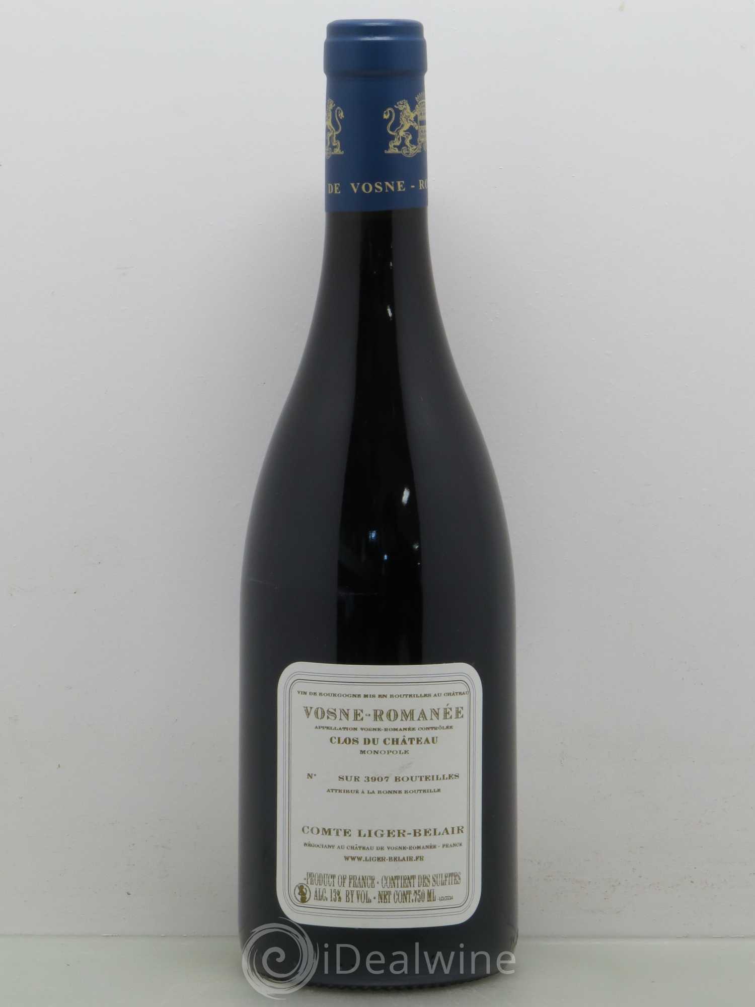 Vosne-Romanée Clos du Château Comte Liger-Belair (Domaine du) 2014 - Lot de 1 bouteille - 1