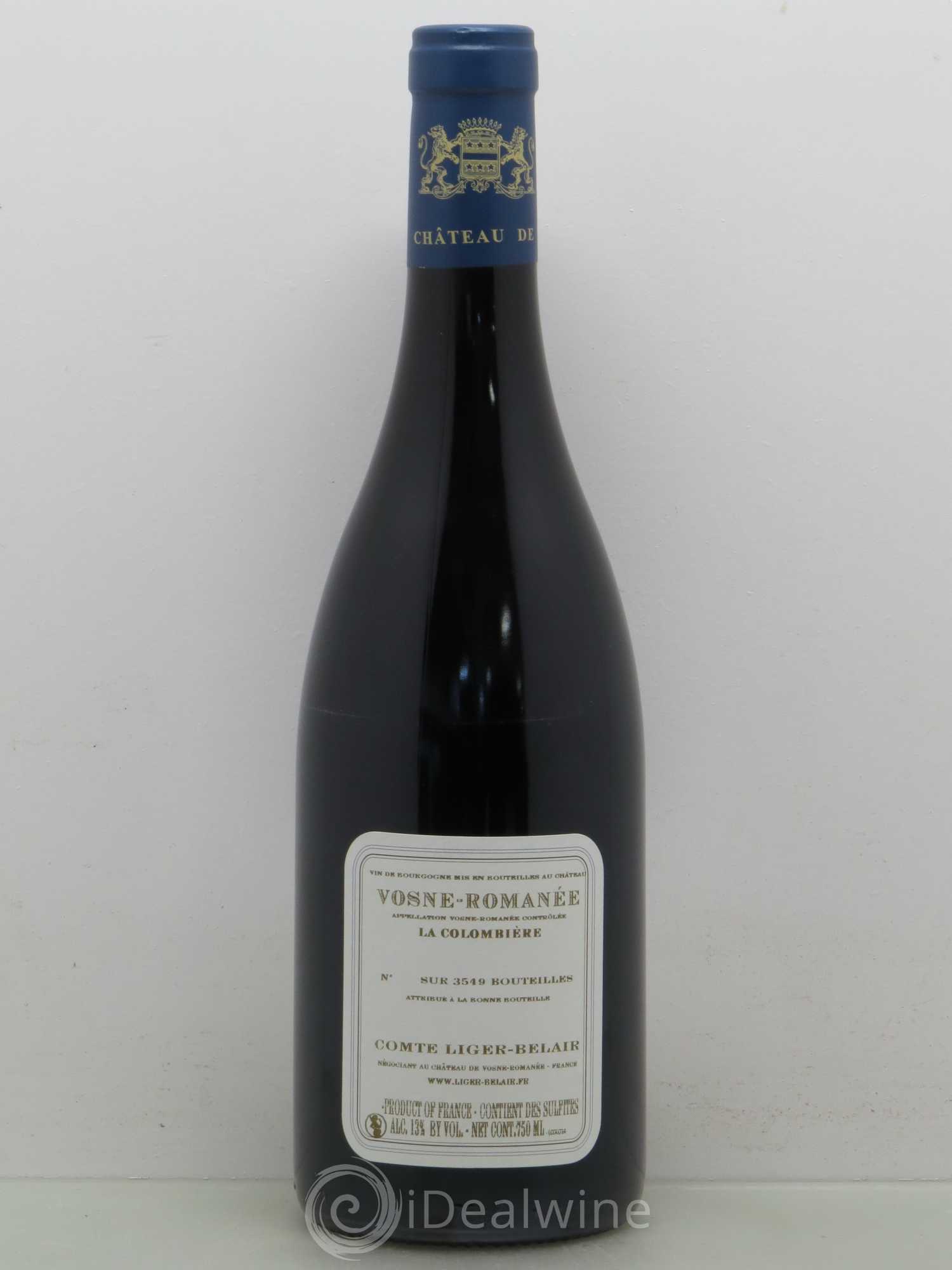 Vosne-Romanée La Colombière Comte Liger-Belair (Domaine du) 2014 - Lot de 1 bouteille - 1