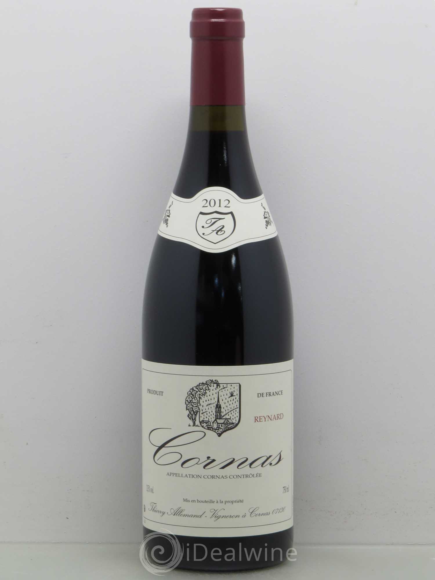 Cornas Reynard Thierry Allemand 2012 - Lot de 1 bouteille - 0