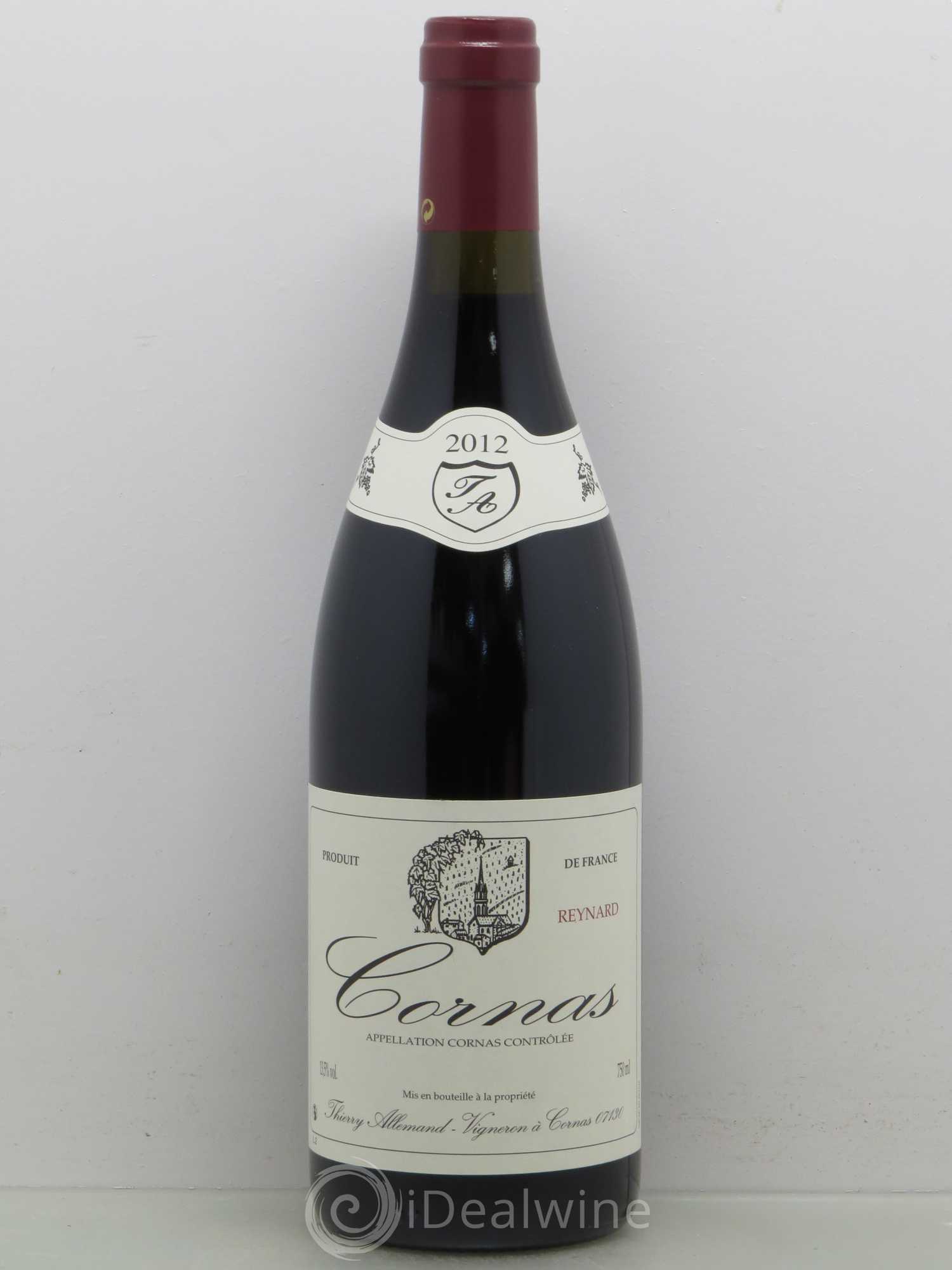 Cornas Reynard Thierry Allemand 2012 - Lot de 1 bouteille - 0