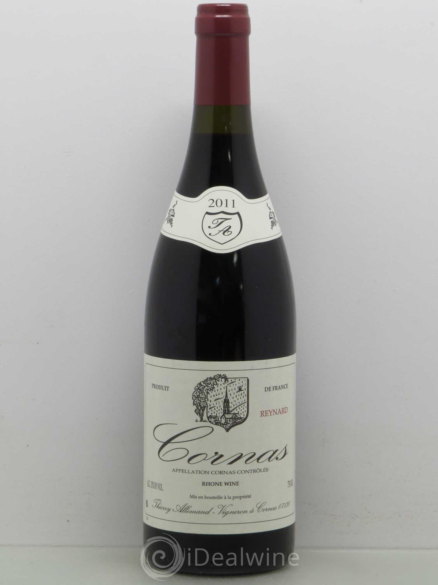 Cornas Reynard Thierry Allemand 2011 - Lot de 1 bouteille - 0