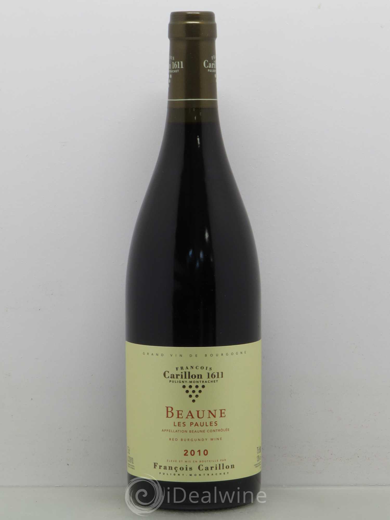 Beaune Cuvée Les Paules François Carillon (sans prix de réserve) 2010 - Posten von 1 Flasche - 0