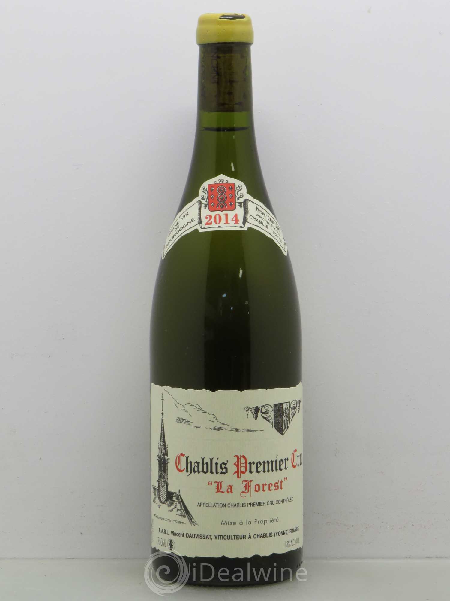Chablis 1er Cru La Forest Vincent Dauvissat (Domaine) 2014 - Lot de 1 bouteille - 0