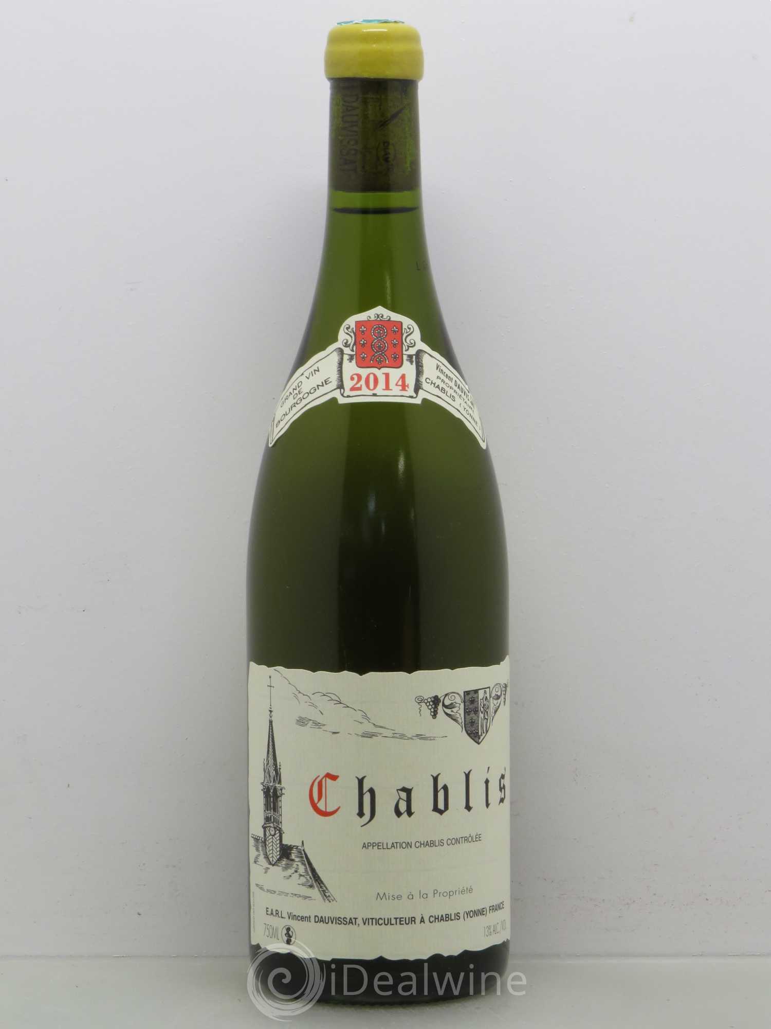 Chablis Vincent Dauvissat (Domaine) 2014 - Lot de 1 bouteille - 0