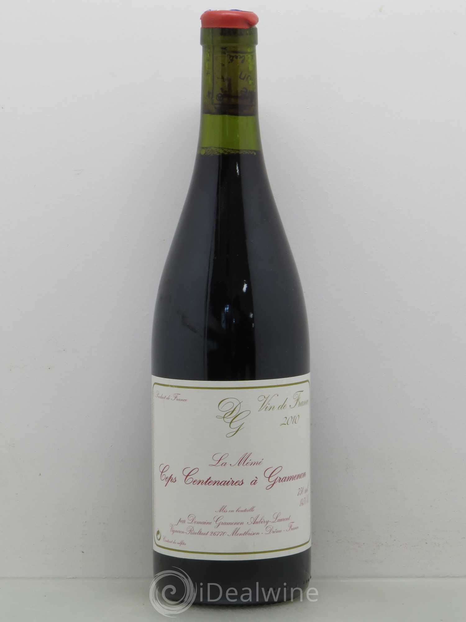 Rhône Vin de France Gramenont Cuvée la mémé Ceps Centenaires (sans prix de réserve) 2010 - Posten von 1 Flasche - 0