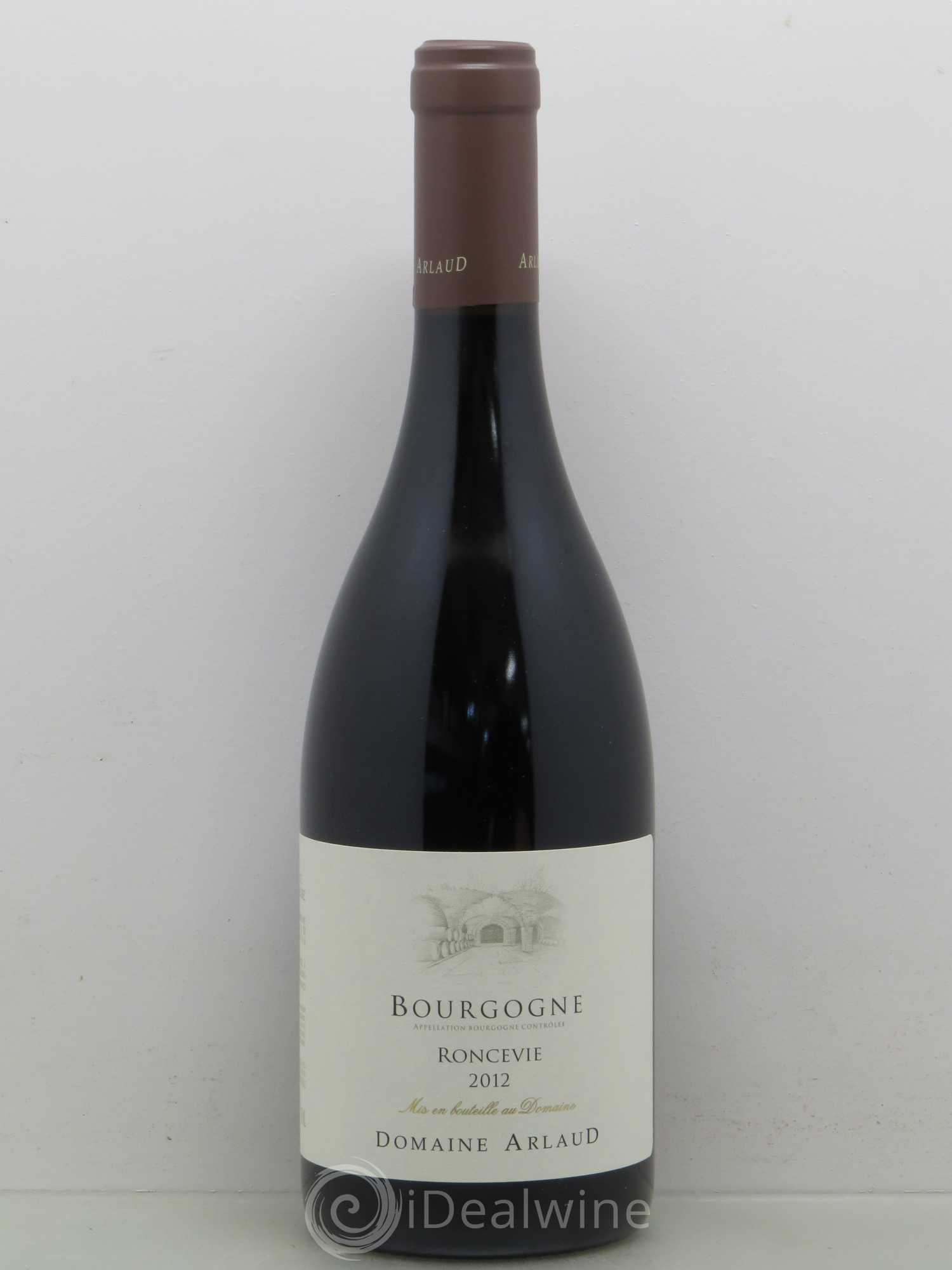 Bourgogne Roncevie Arlaud (sans prix de réserve) 2012 - Lot de 1 bouteille - 0