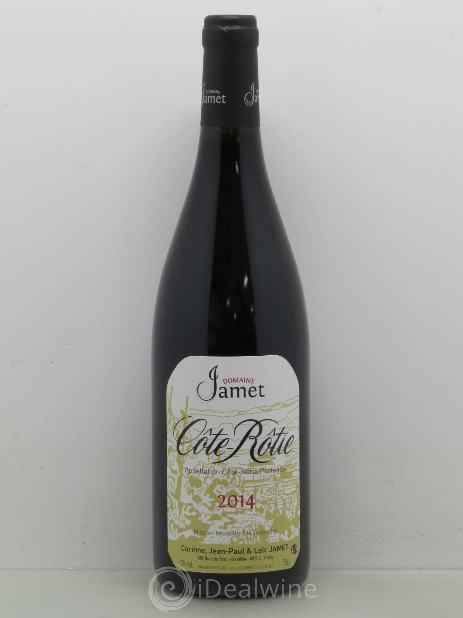 Côte-Rôtie Jamet (Domaine) 2014 - Lot de 1 bouteille - 0
