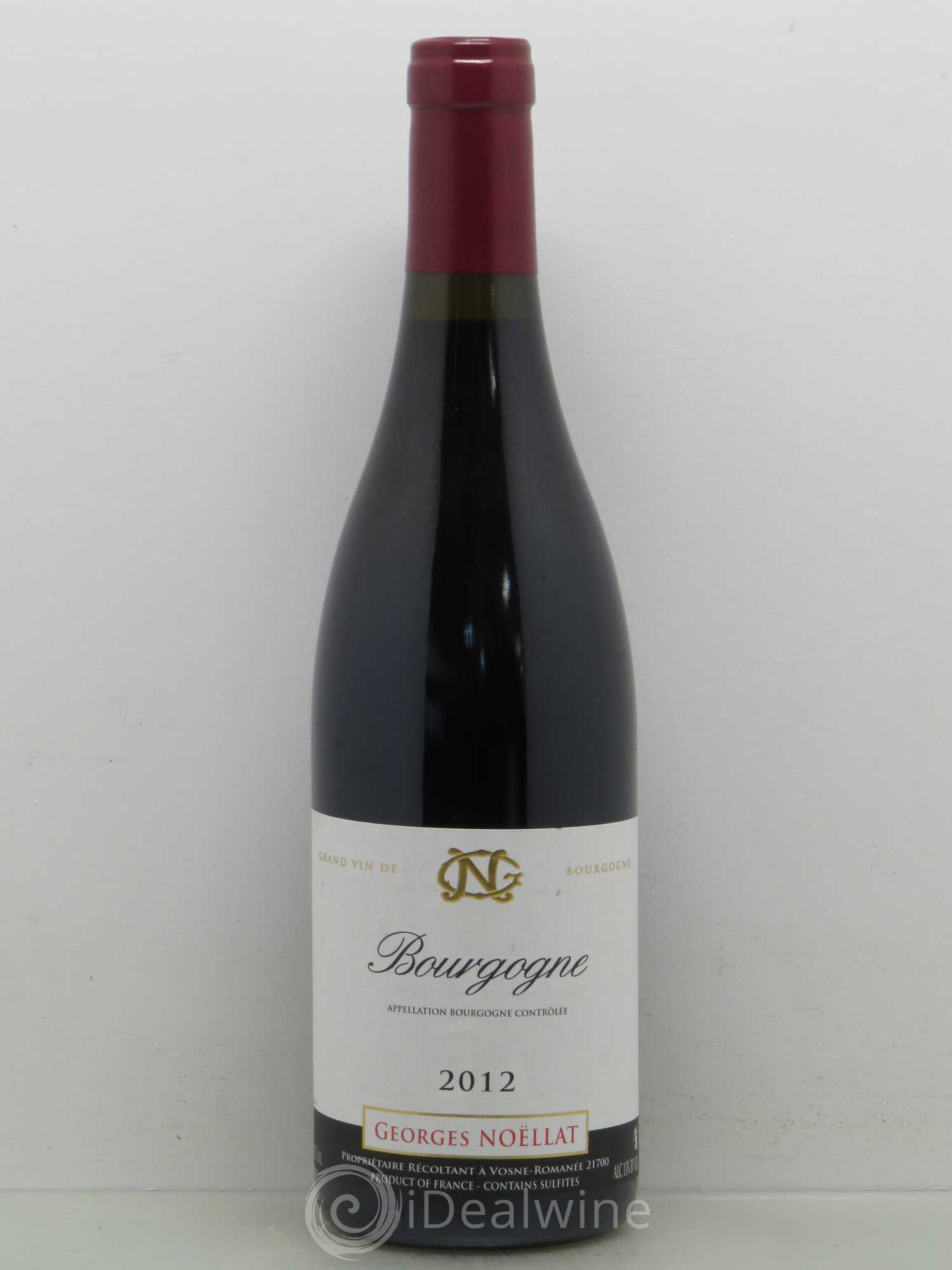 Bourgogne Georges Noellat (sans prix de réserve) 2012 - Posten von 1 Flasche - 0