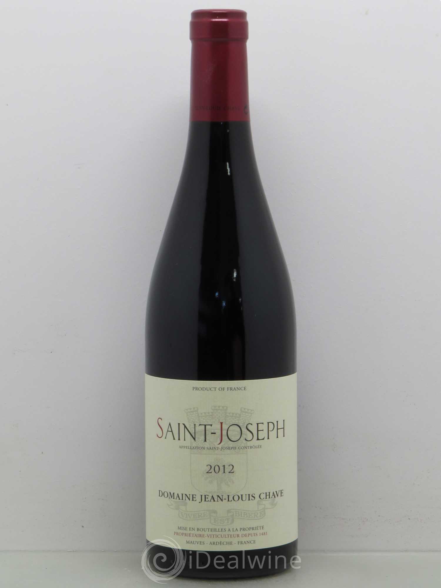 Saint-Joseph Jean-Louis Chave 2012 - Lot de 1 bouteille - 0