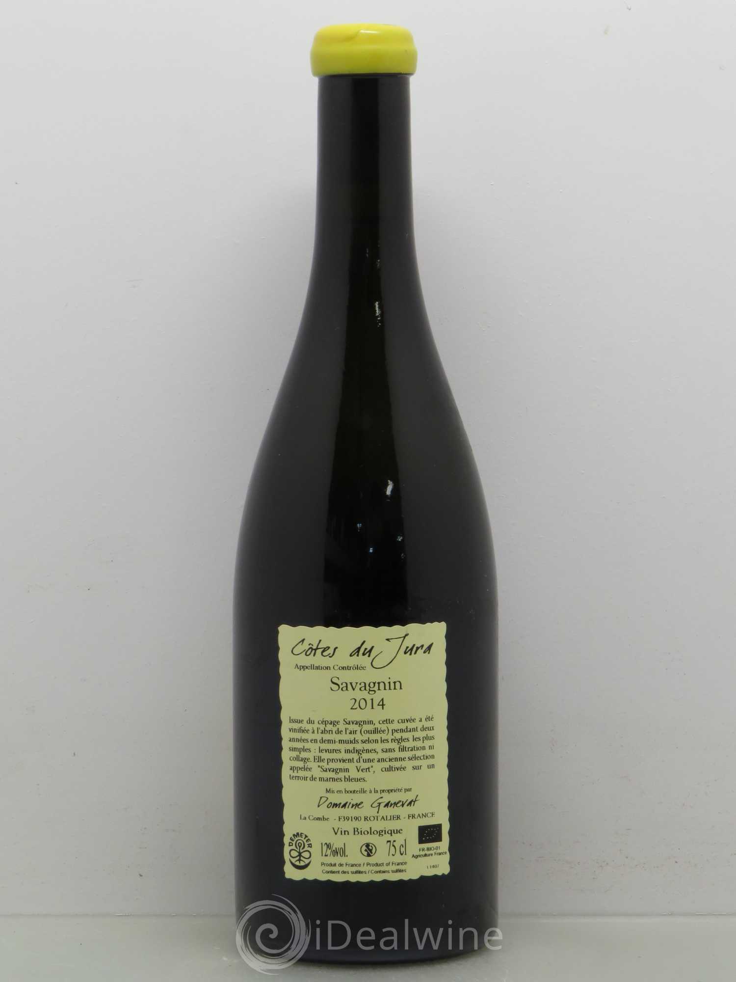 Côtes du Jura Les Chalasses Marnes Bleues Jean-François Ganevat (Domaine) 2014 - Lot de 1 bouteille - 1