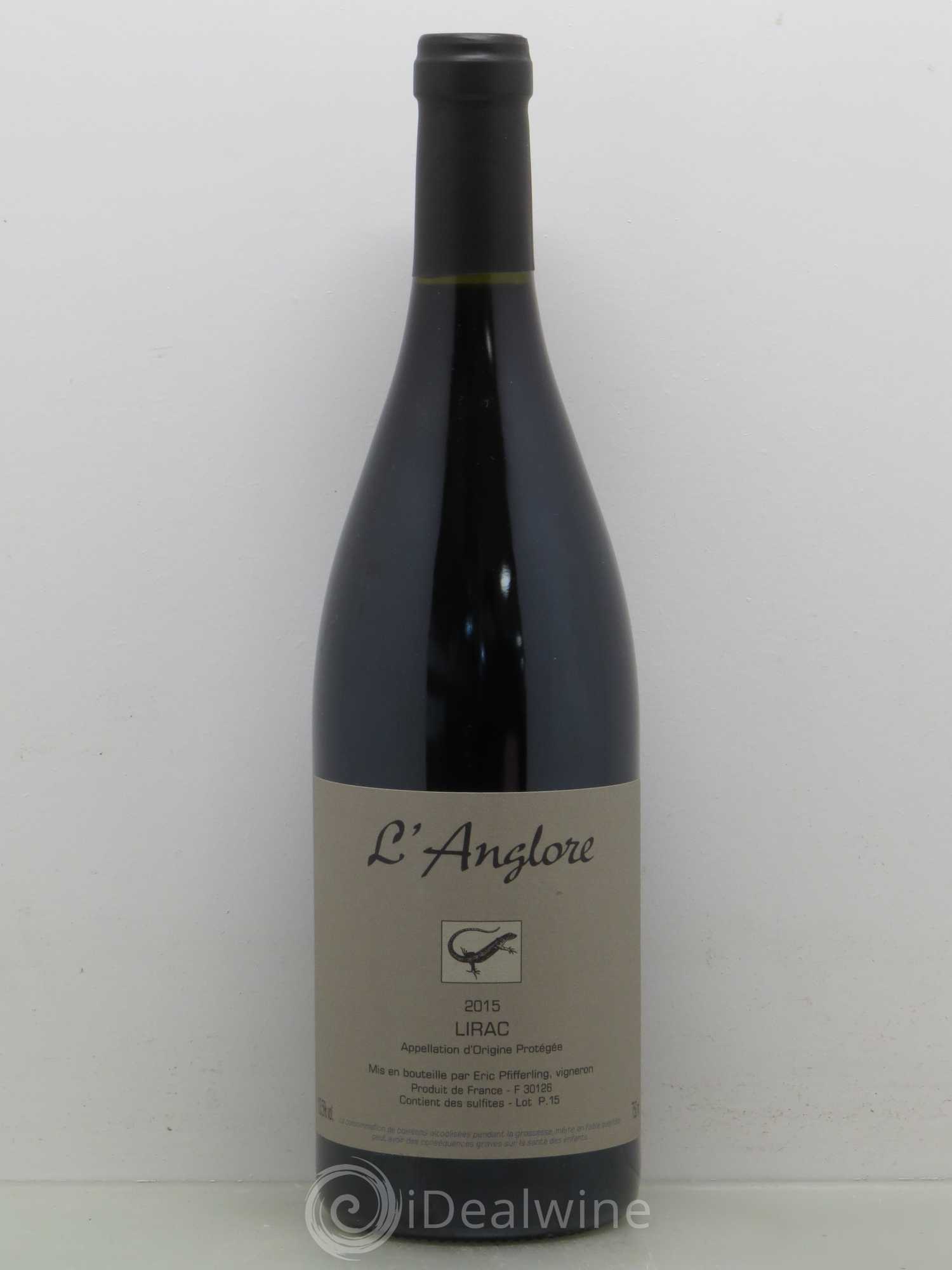 Lirac L'Anglore (sans prix de réserve) 2015 - Posten von 1 Flasche - 0