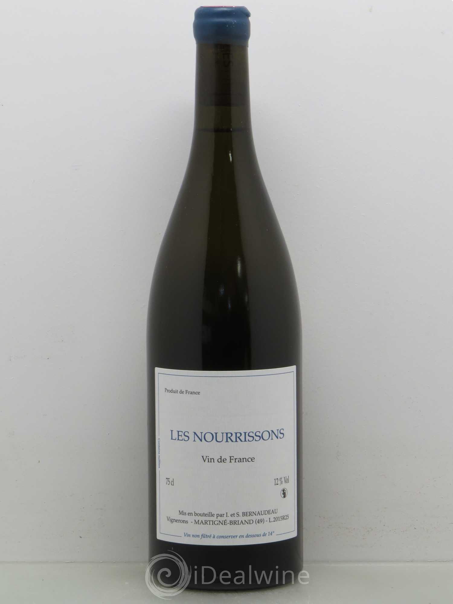 Vin de France Les Nourrissons Stéphane Bernaudeau 2015 - Lot de 1 bouteille - 0