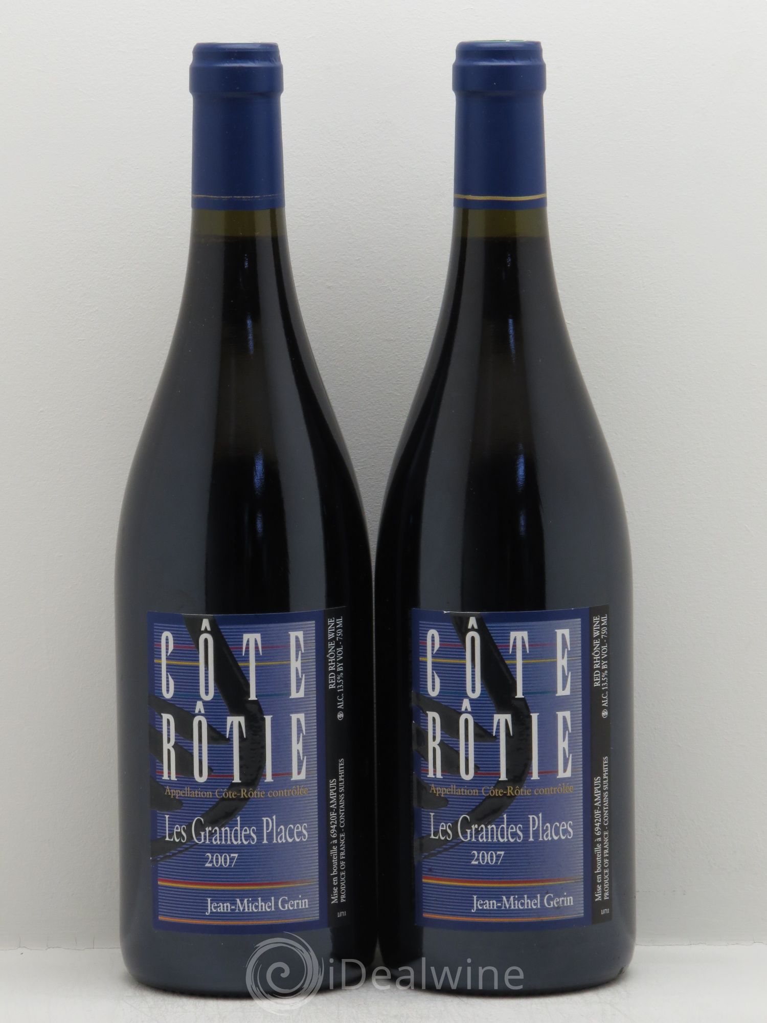 Côte-Rôtie Les Grandes Places Jean-Michel Gerin 2007 - Lot de 2 bouteilles - 0