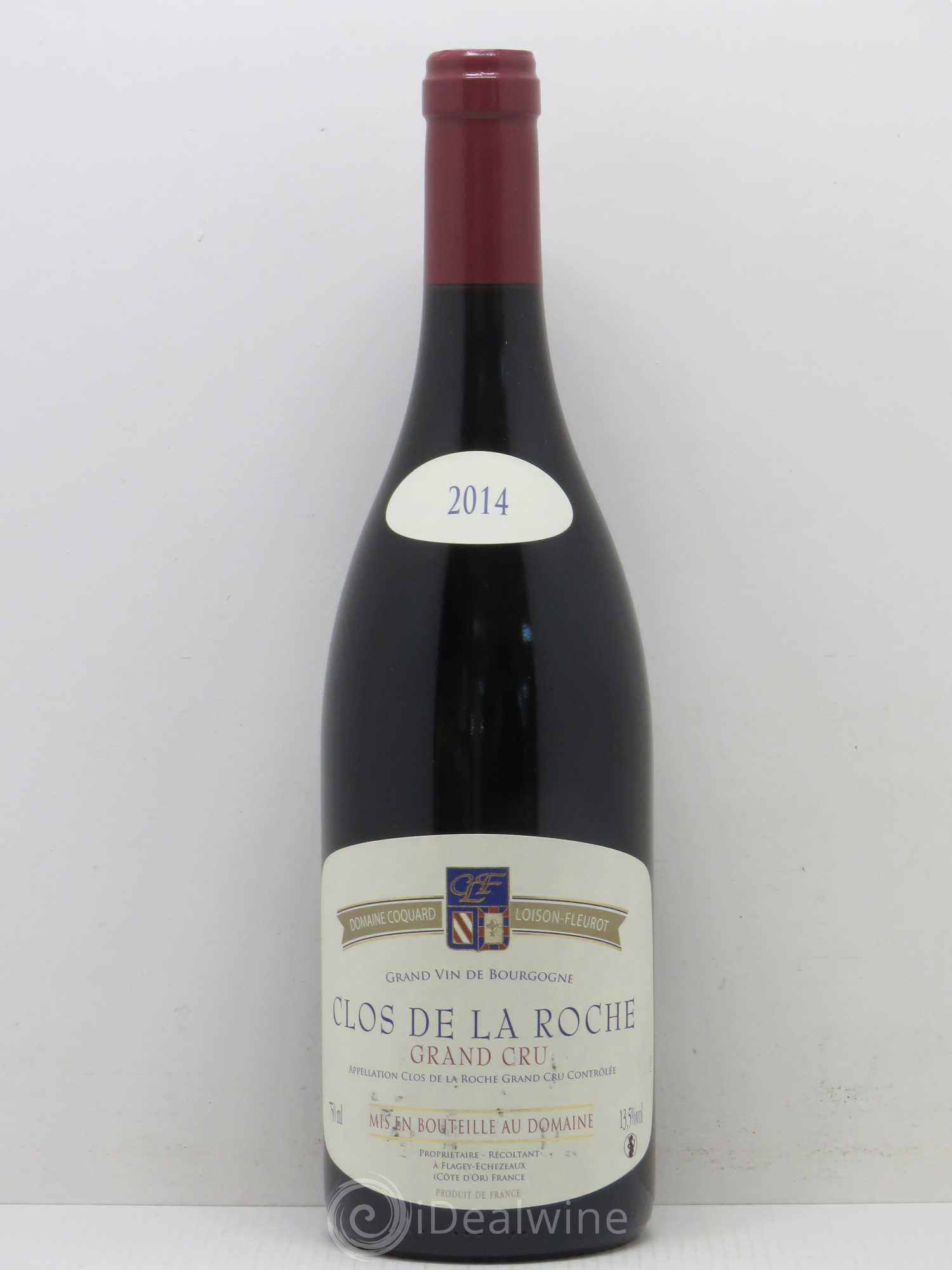 Clos de la Roche Grand Cru Coquard Loison Fleurot 2014 - Lot de 1 bouteille - 0