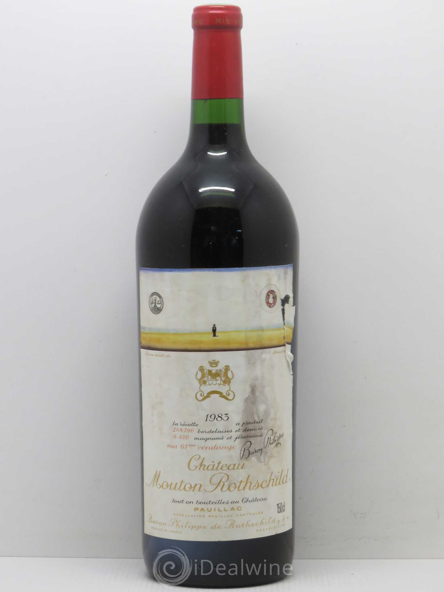 Château Mouton Rothschild 1er Grand Cru Classé 1983 - Lot de 1 magnum - 0