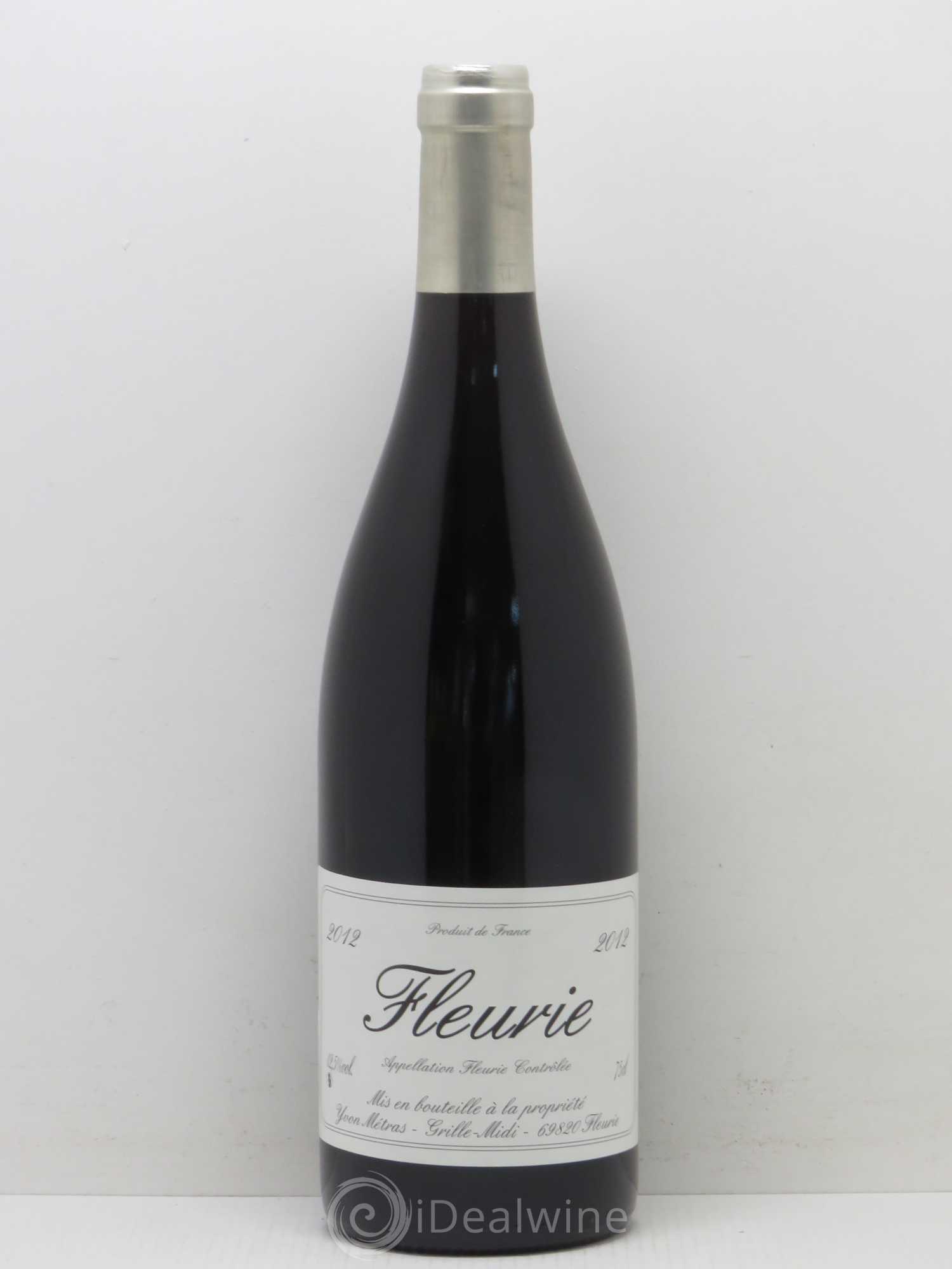Fleurie Yvon Métras 2012 - Lot de 1 bouteille - 0