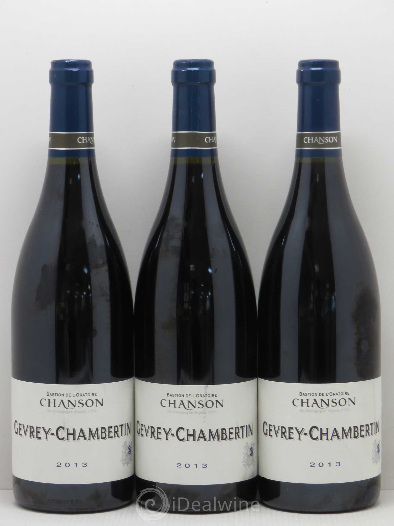 Gevrey-Chambertin Chanson 2013 - Lot de 3 bouteilles - 0