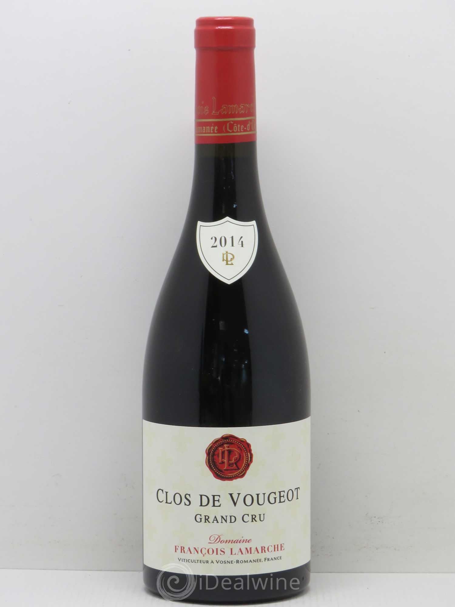 Clos de Vougeot Grand Cru Lamarche (Domaine) 2014 - Lot de 1 bouteille - 0