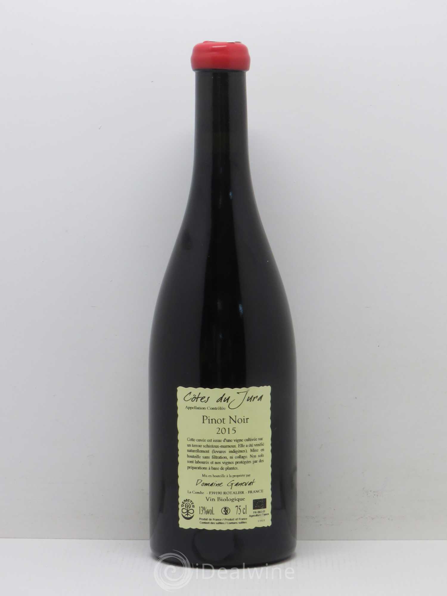 Côtes du Jura Pinot Noir En Billat  Jean-François Ganevat (Domaine) 2015 - Lot de 1 bouteille - 1