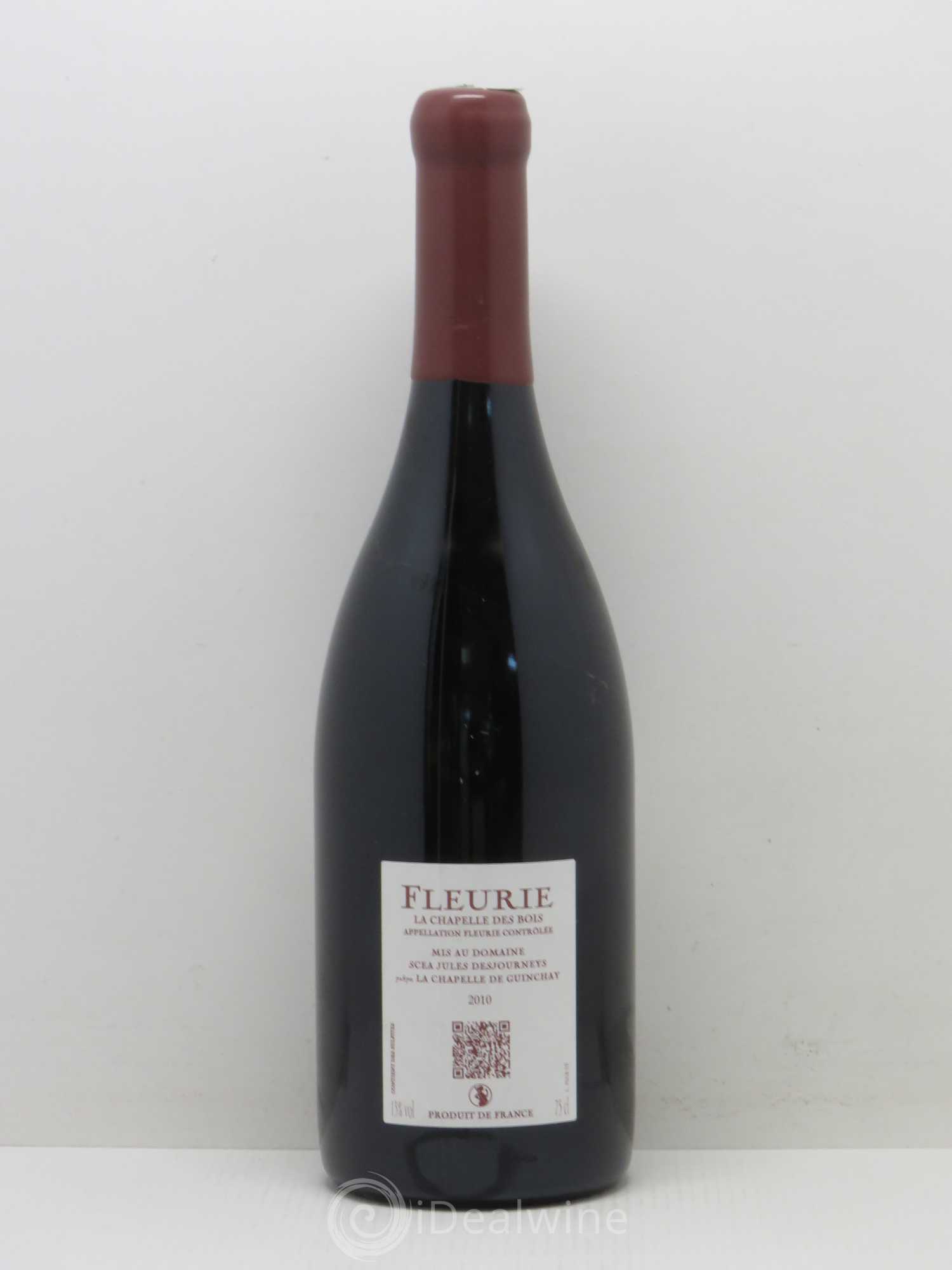 Fleurie Chapelle des bois J Desjourneys 2010 - Posten von 1 Flasche - 1