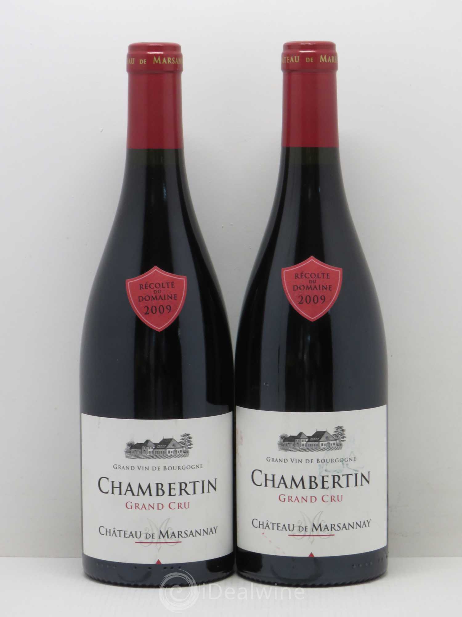 Chambertin Grand Cru Château de Marsannay (sans prix de réserve) 2009 - Posten von 2 Flaschen - 0