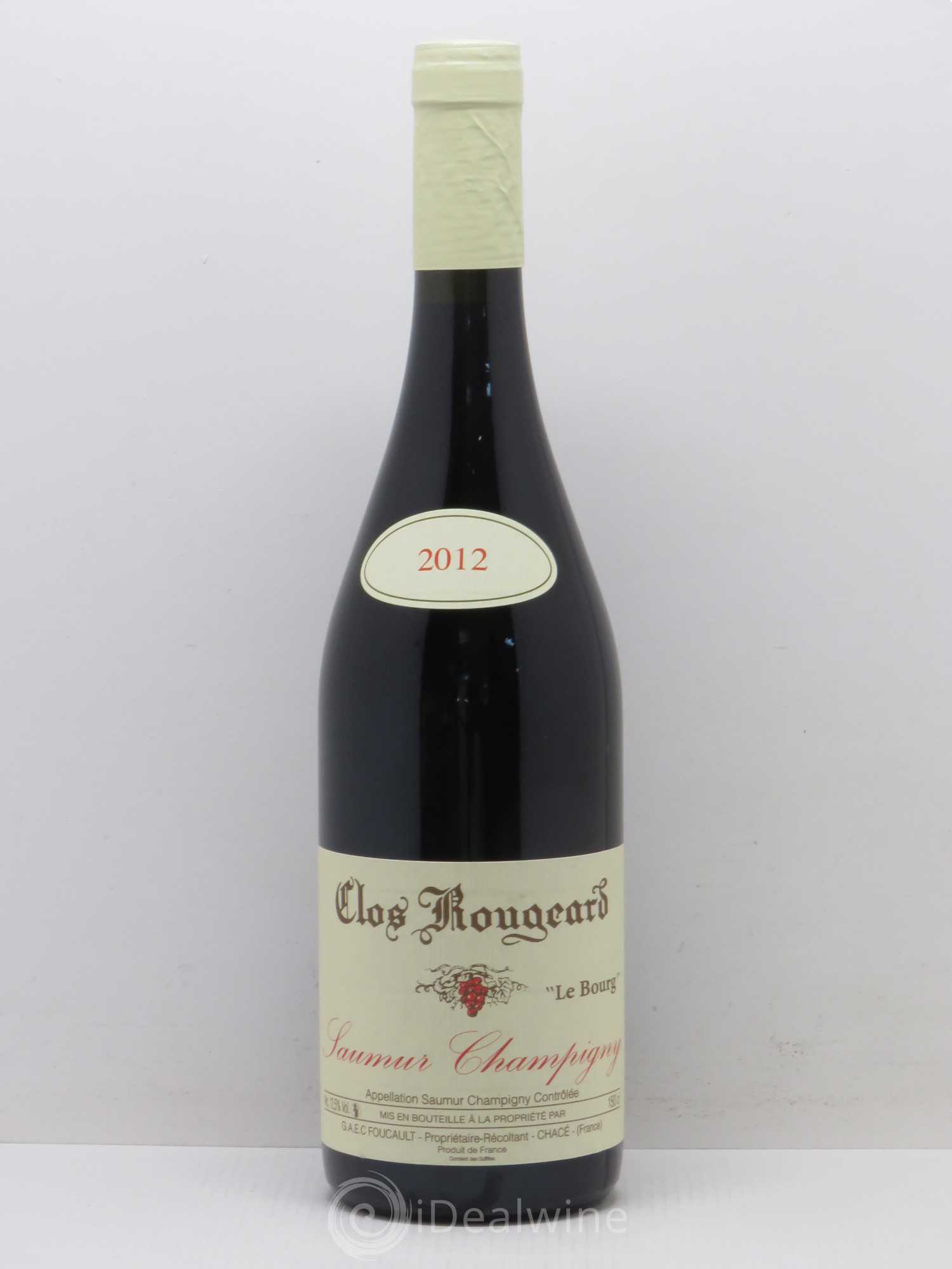 Saumur-Champigny Le Bourg Clos Rougeard 2012 - Lot de 1 bouteille - 0