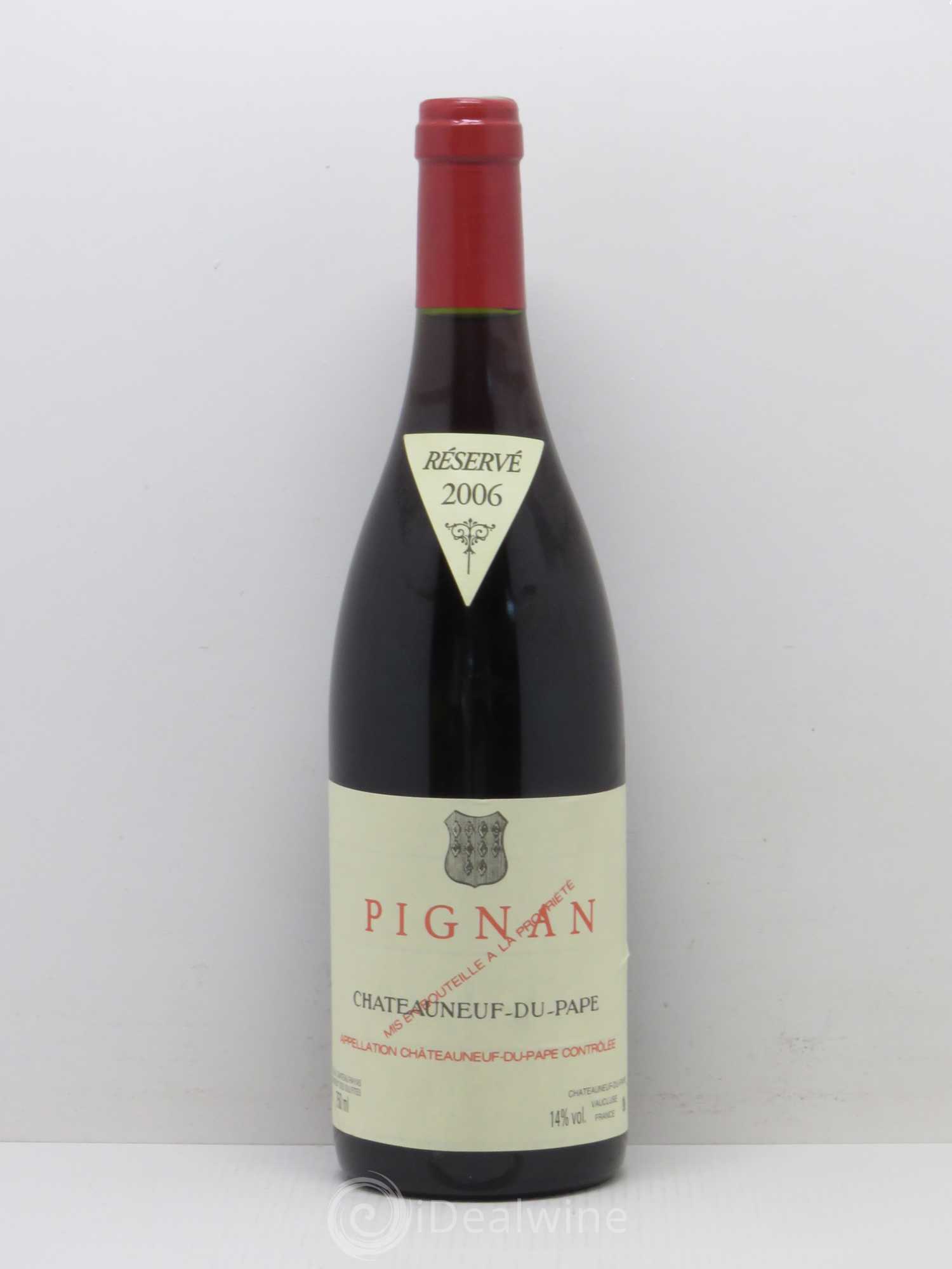 Châteauneuf-du-Pape Pignan Emmanuel Reynaud 2006 - Lot de 1 bouteille - 0