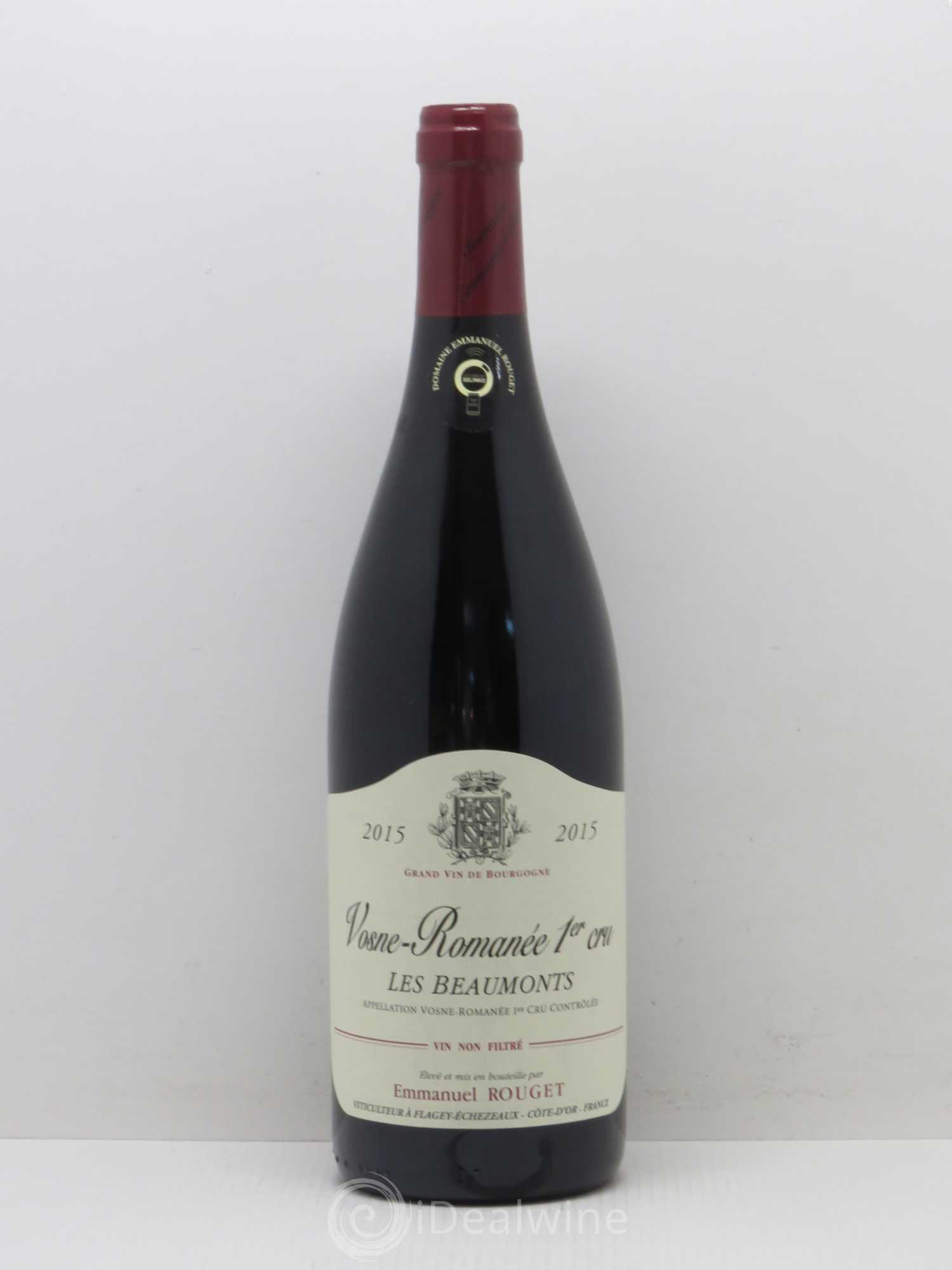 Vosne-Romanée 1er Cru Les Beaumonts Emmanuel Rouget 2015 - Lot de 1 bouteille - 0