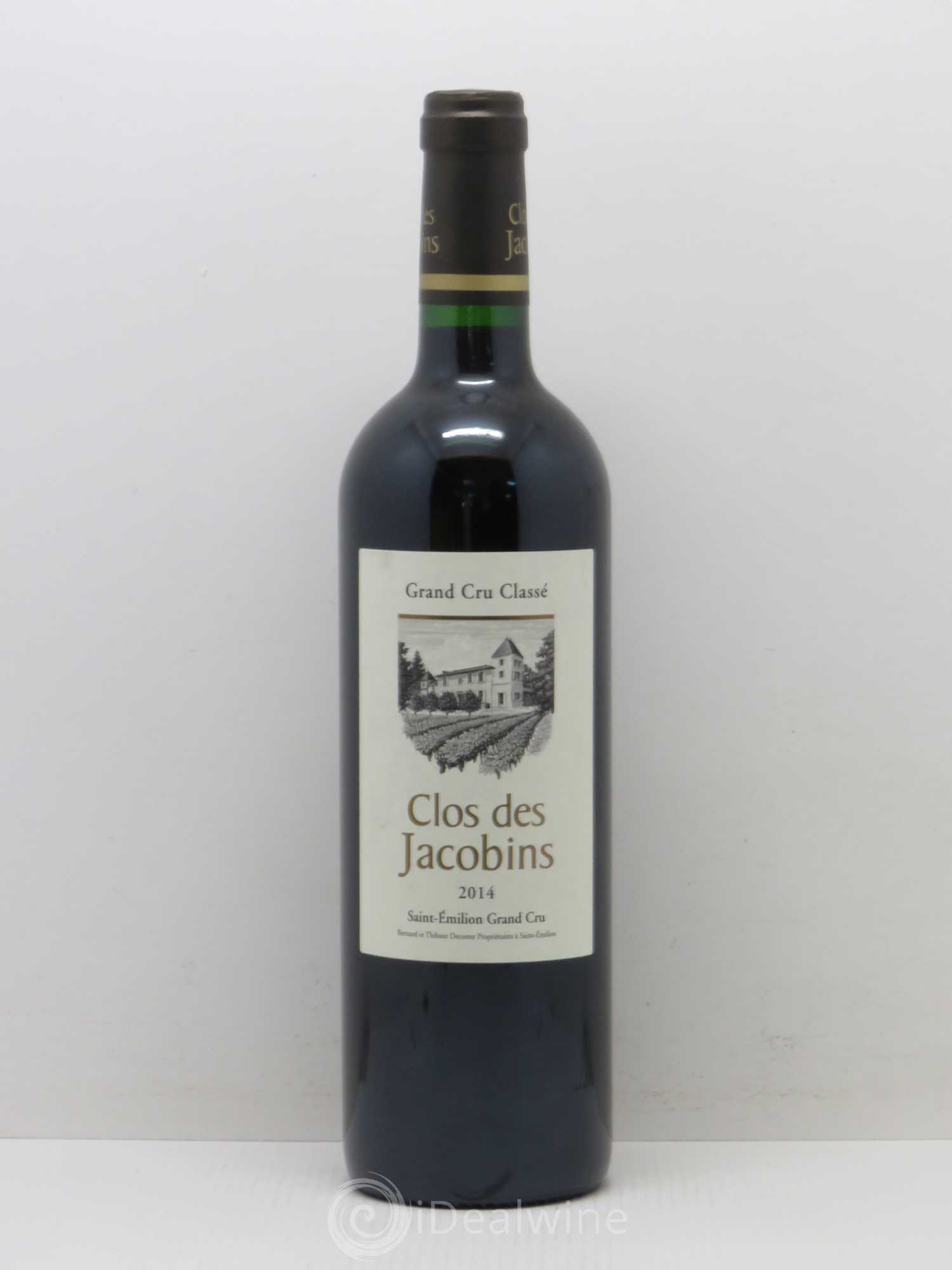 Château Clos des Jacobins Grand Cru Classé (sans prix de réserve) 2014 - Lot de 1 bouteille - 0