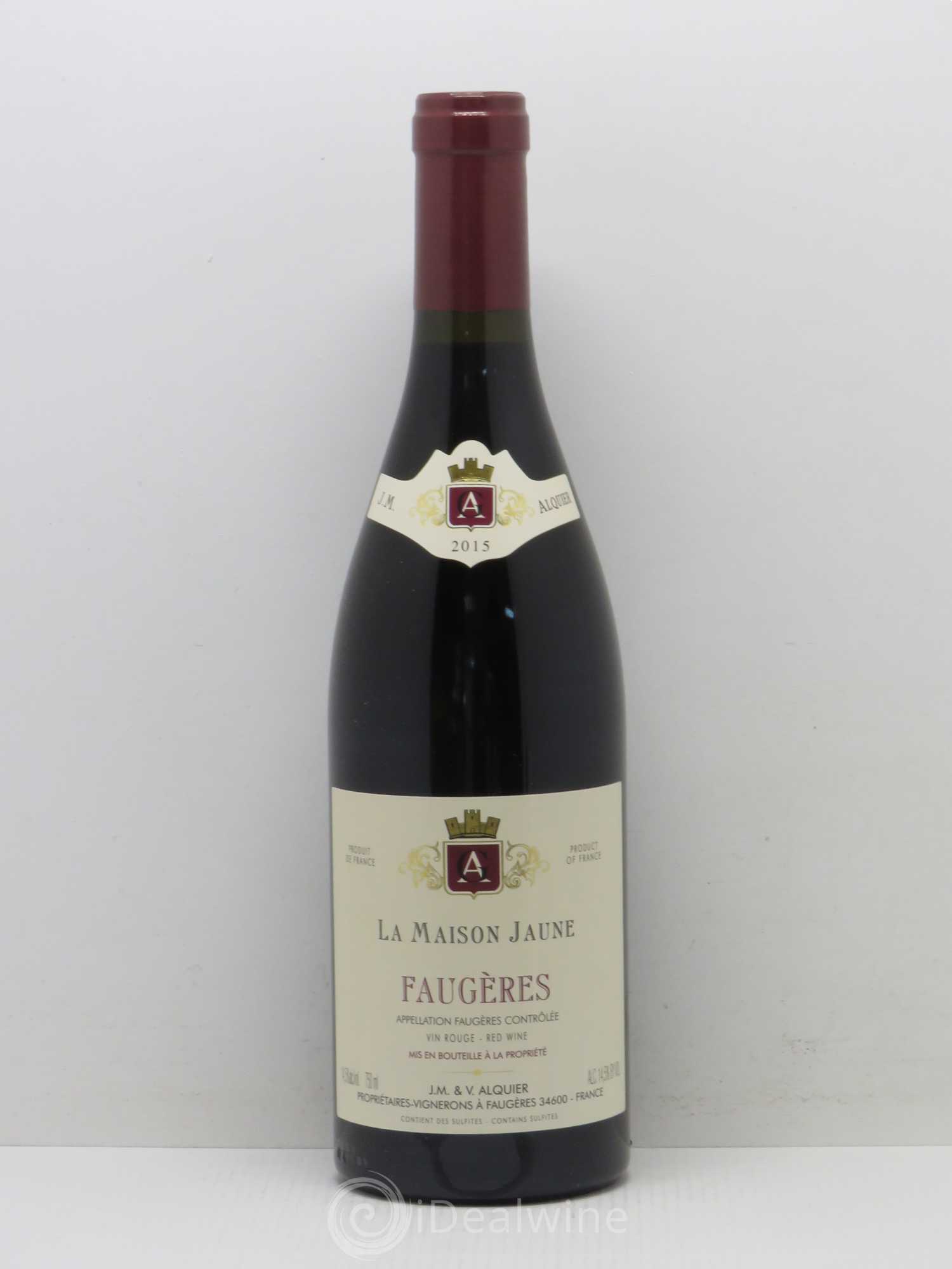 Faugères La Maison Jaune Jean-Michel Alquier (sans prix de réserve) 2015 - Lot de 1 bouteille - 0