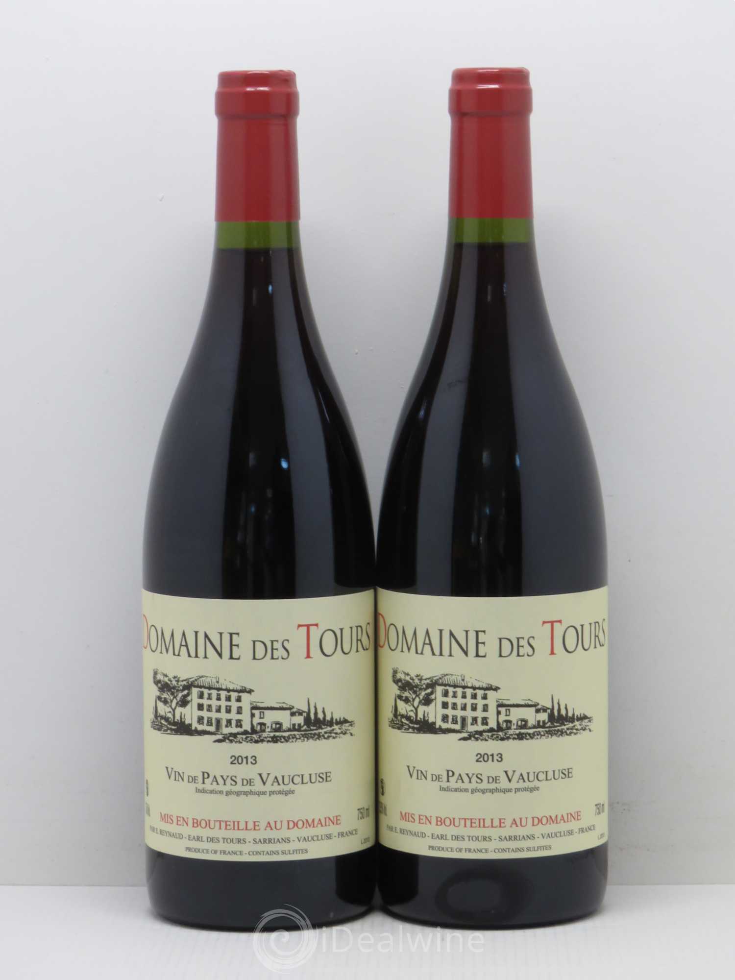 Vaucluse (Vin de Pays de Vaucluse) Domaine des Tours Emmanuel Reynaud 2013 - Lot de 2 bouteilles - 0