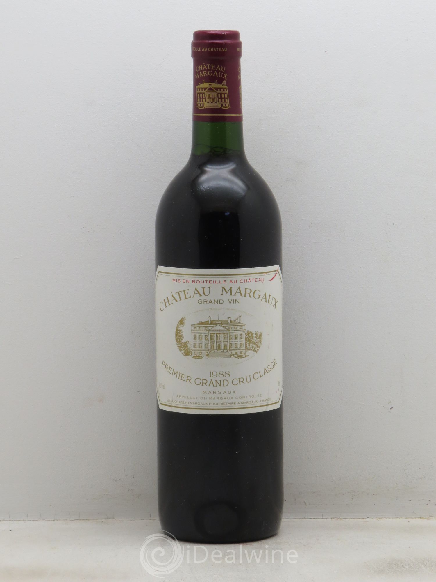Château Margaux 1er Grand Cru Classé 1988 - Lot de 1 bouteille - 0