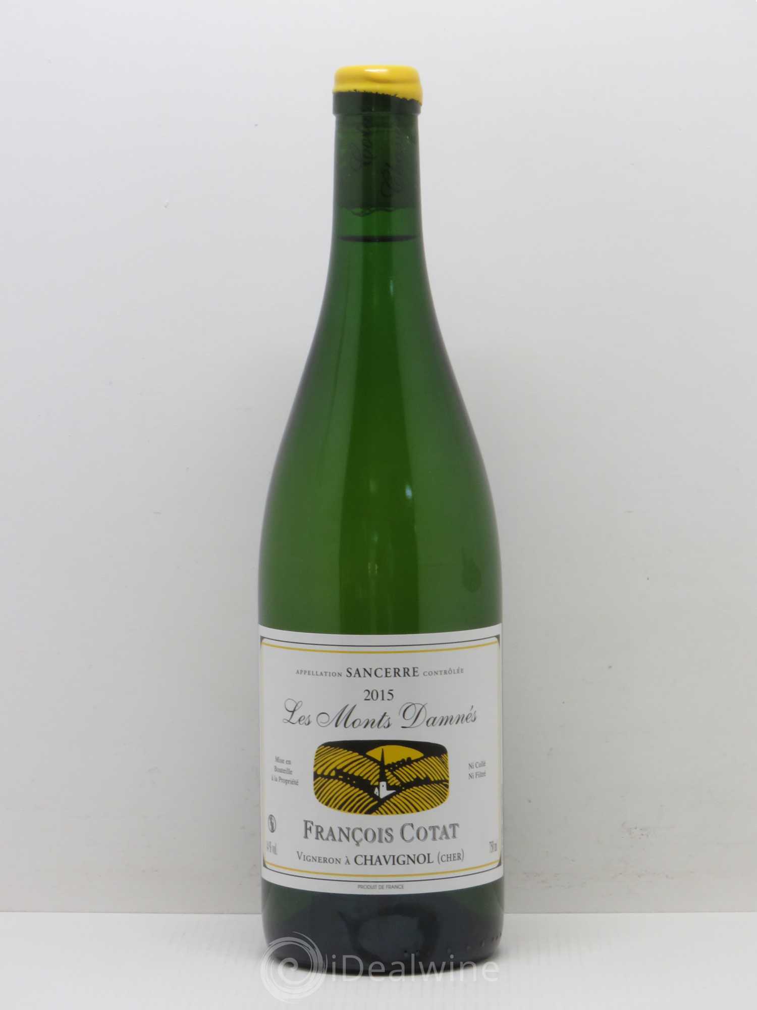 Sancerre Les Monts Damnés François Cotat 2015 - Lot de 1 bouteille - 0