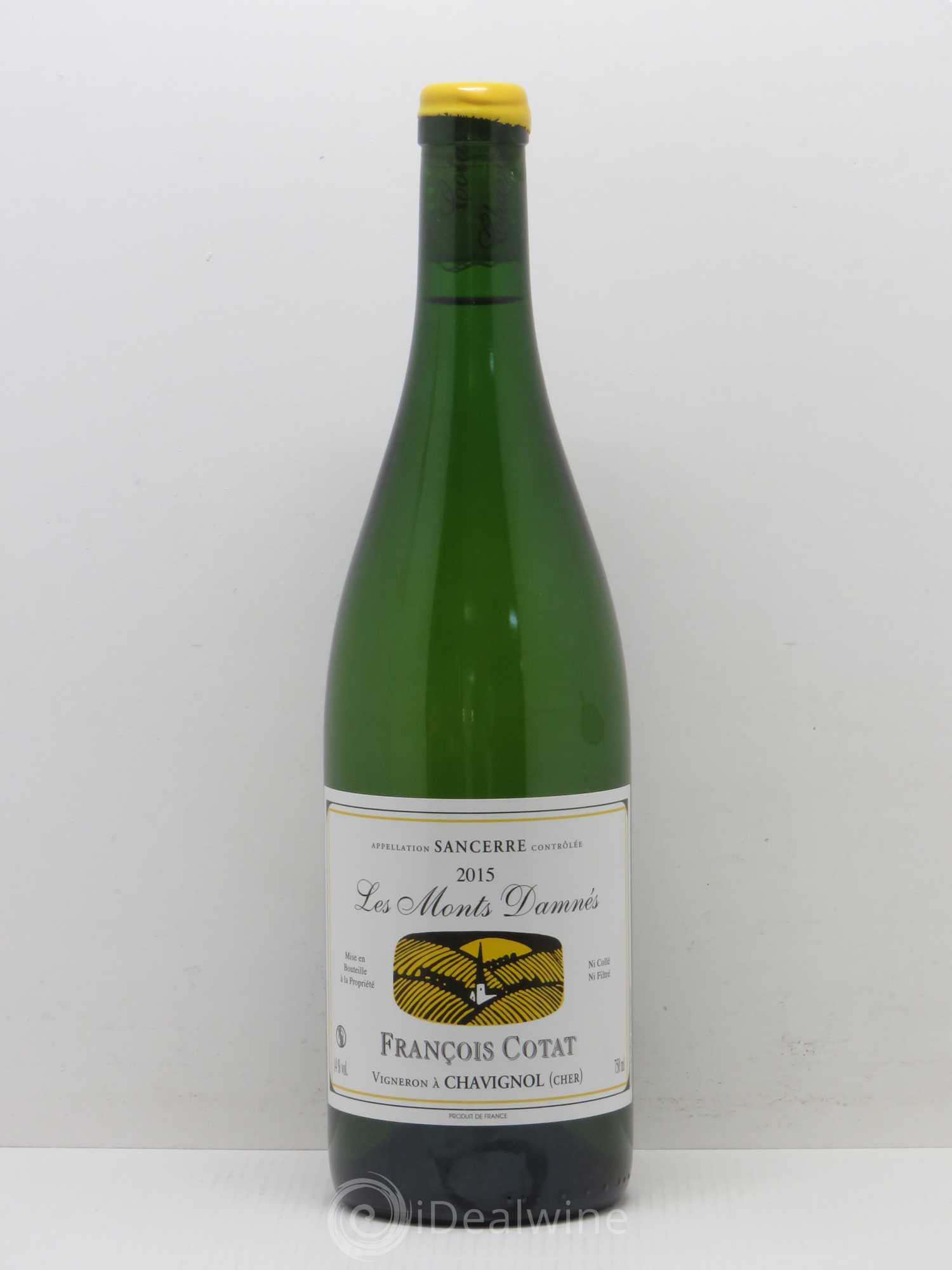 Sancerre Les Monts Damnés François Cotat 2015 - Lot de 1 bouteille - 0