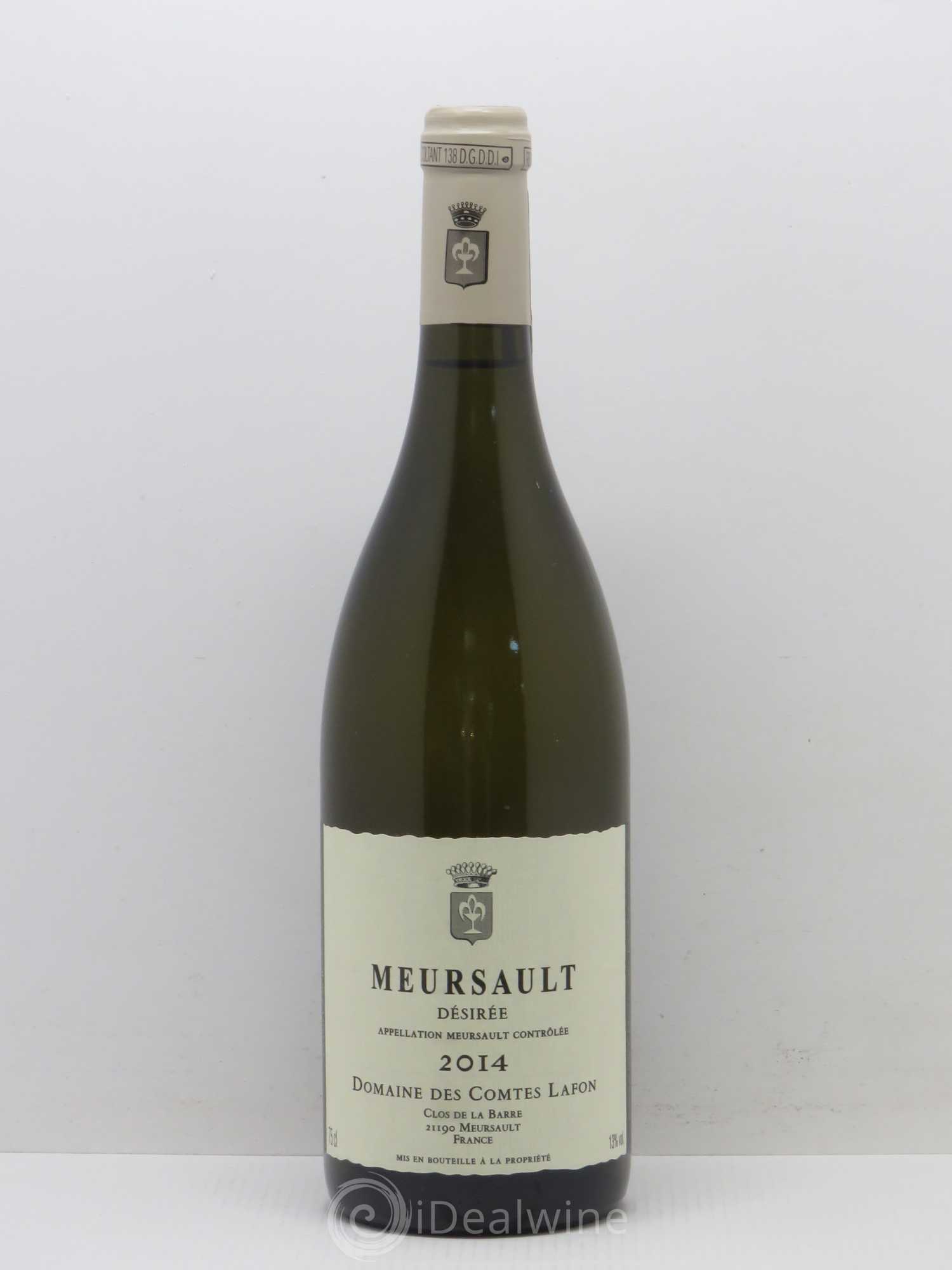 Meursault Désirée Comtes Lafon (Domaine des) 2014 - Lot de 1 bouteille - 0