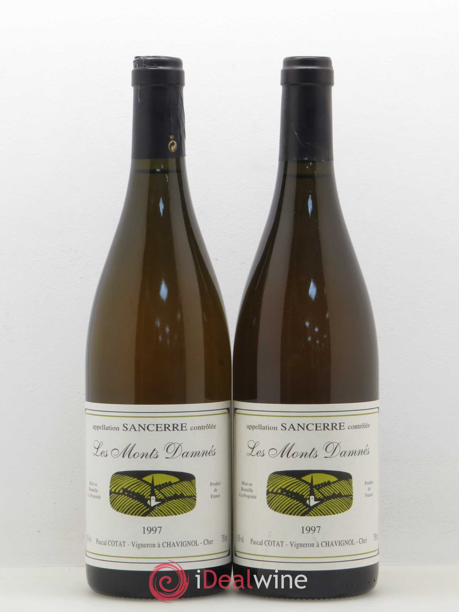 Sancerre Pascal Cotat Monts Damnés 1997 - Lotto di 2 bottiglie - 0