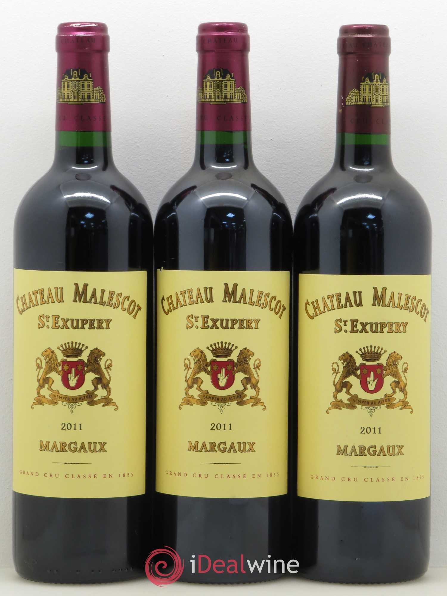 Château Malescot Saint-Exupéry 3ème Grand Cru Classé (sans prix de réserve) 2011 - Lot de 3 bouteilles - 0