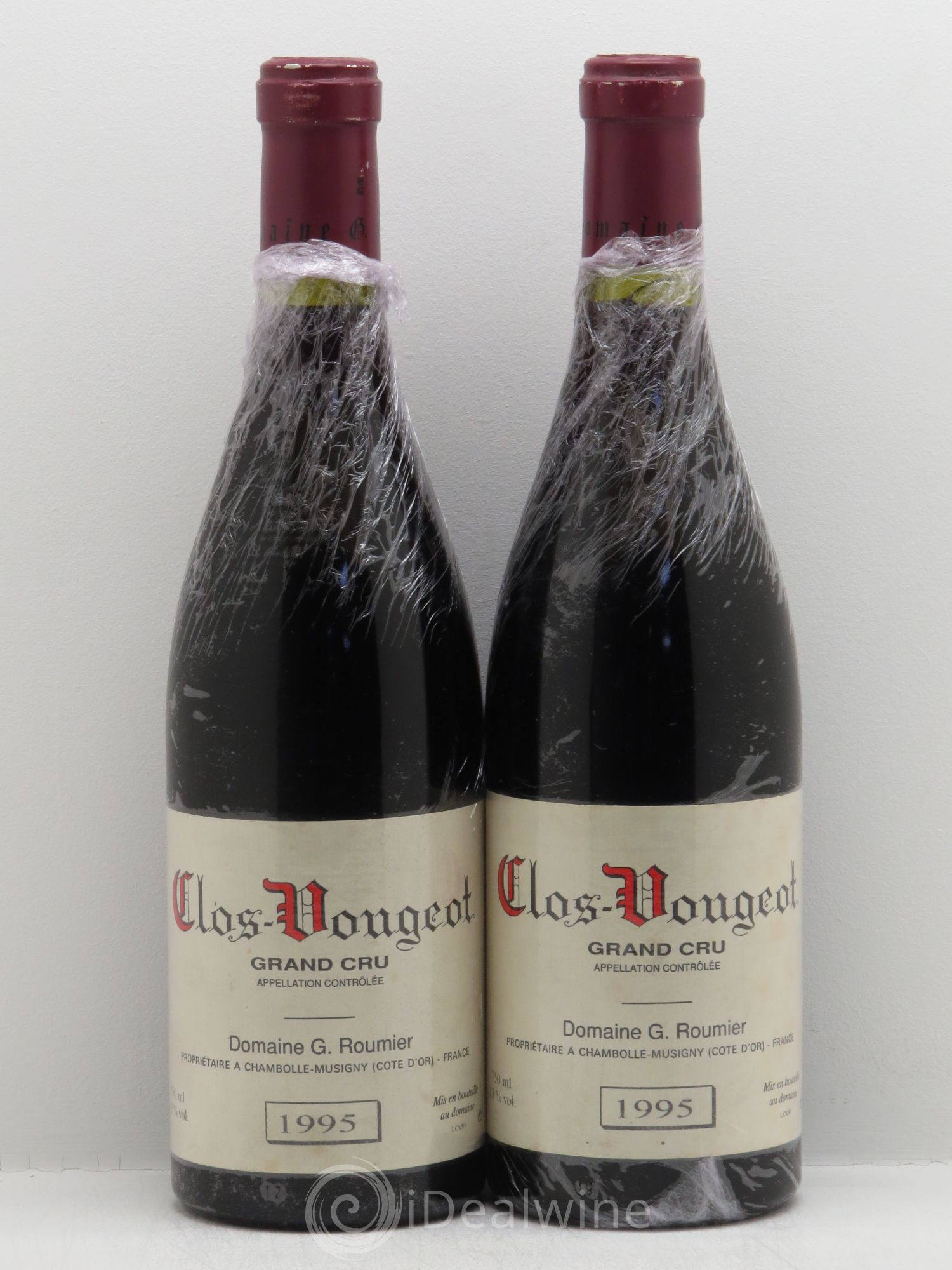 Clos de Vougeot Grand Cru Georges Roumier (Domaine) 1995 - Lot de 2 bouteilles - 0