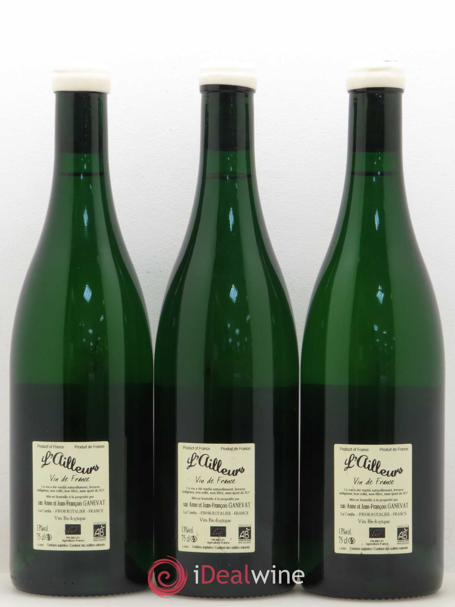Vin de France L'Ailleurs Jean-François Ganevat (Domaine) (senza prezzo di riserva) 2015 - Lotto di 3 bottiglie - 1