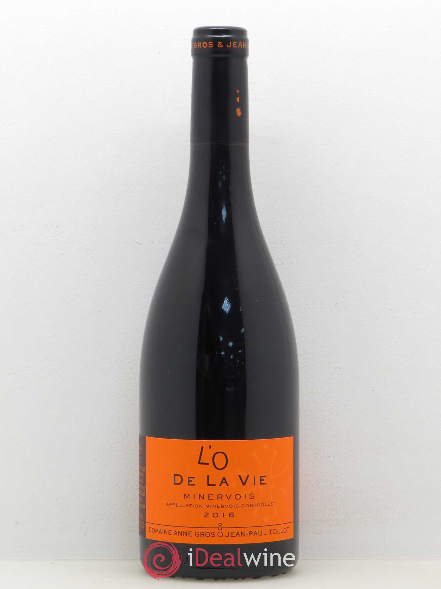 Minervois L'O de la Vie Domaine Anne Gros & Jean-Paul Tollot (sans prix de réserve) 2016 - Posten von 1 Flasche - 0
