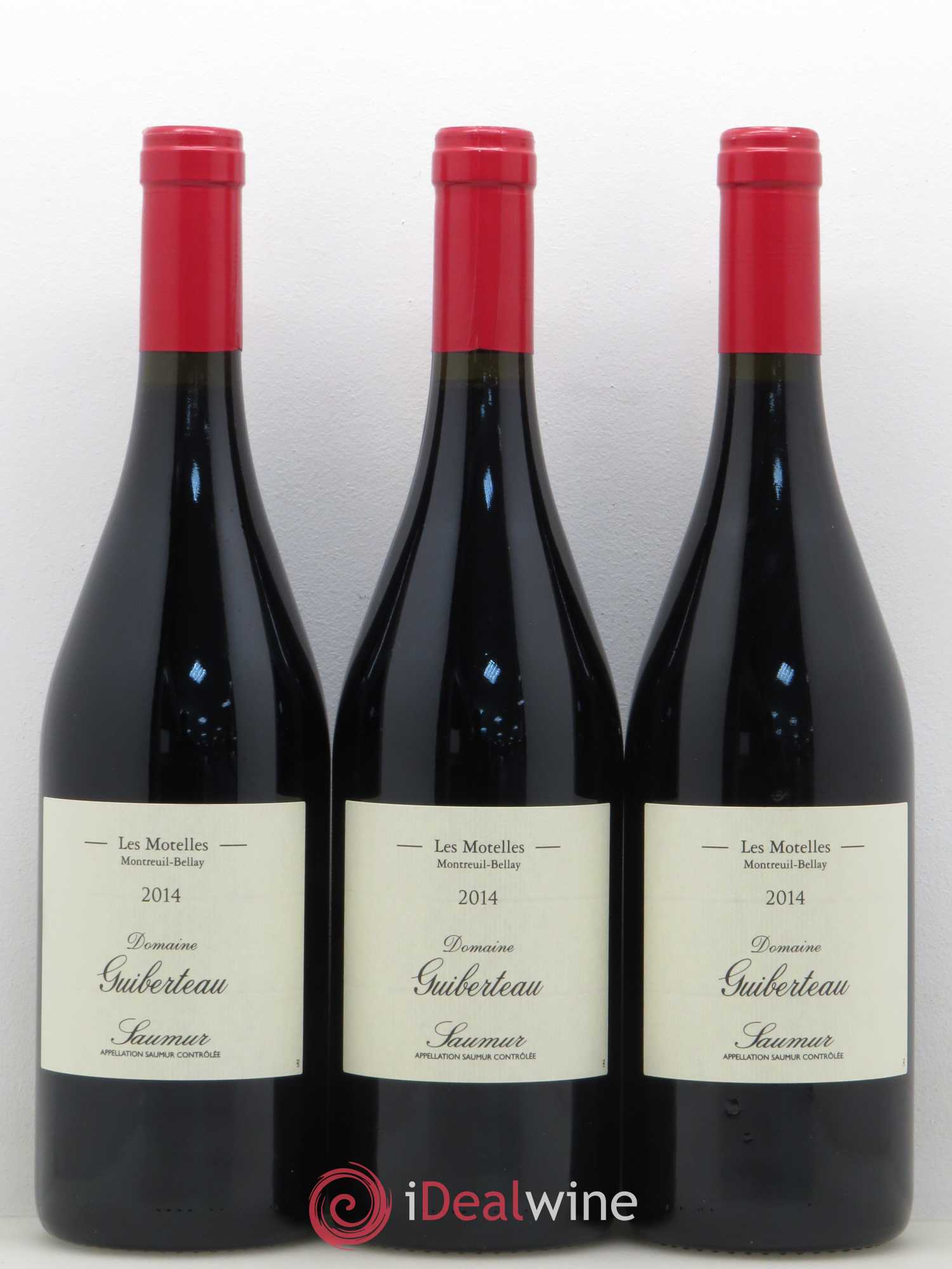 Saumur Les Motelles Domaine Guiberteau 2014 - Posten von 3 Flaschen - 0