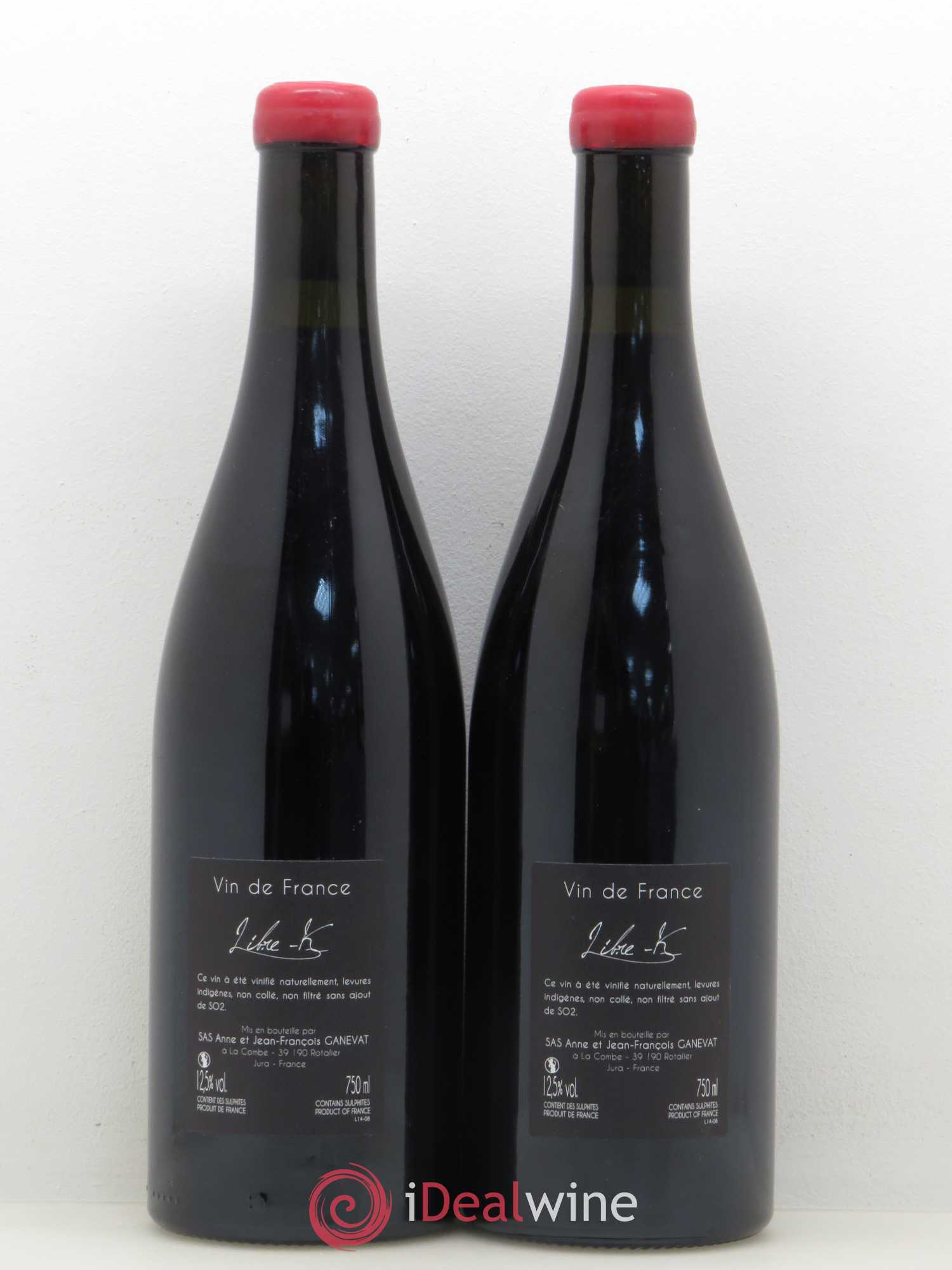 Vin de France Libre K Anne et Jean-Francois Ganevat (sans prix de réserve) 2014 - Posten von 2 Flaschen - 1