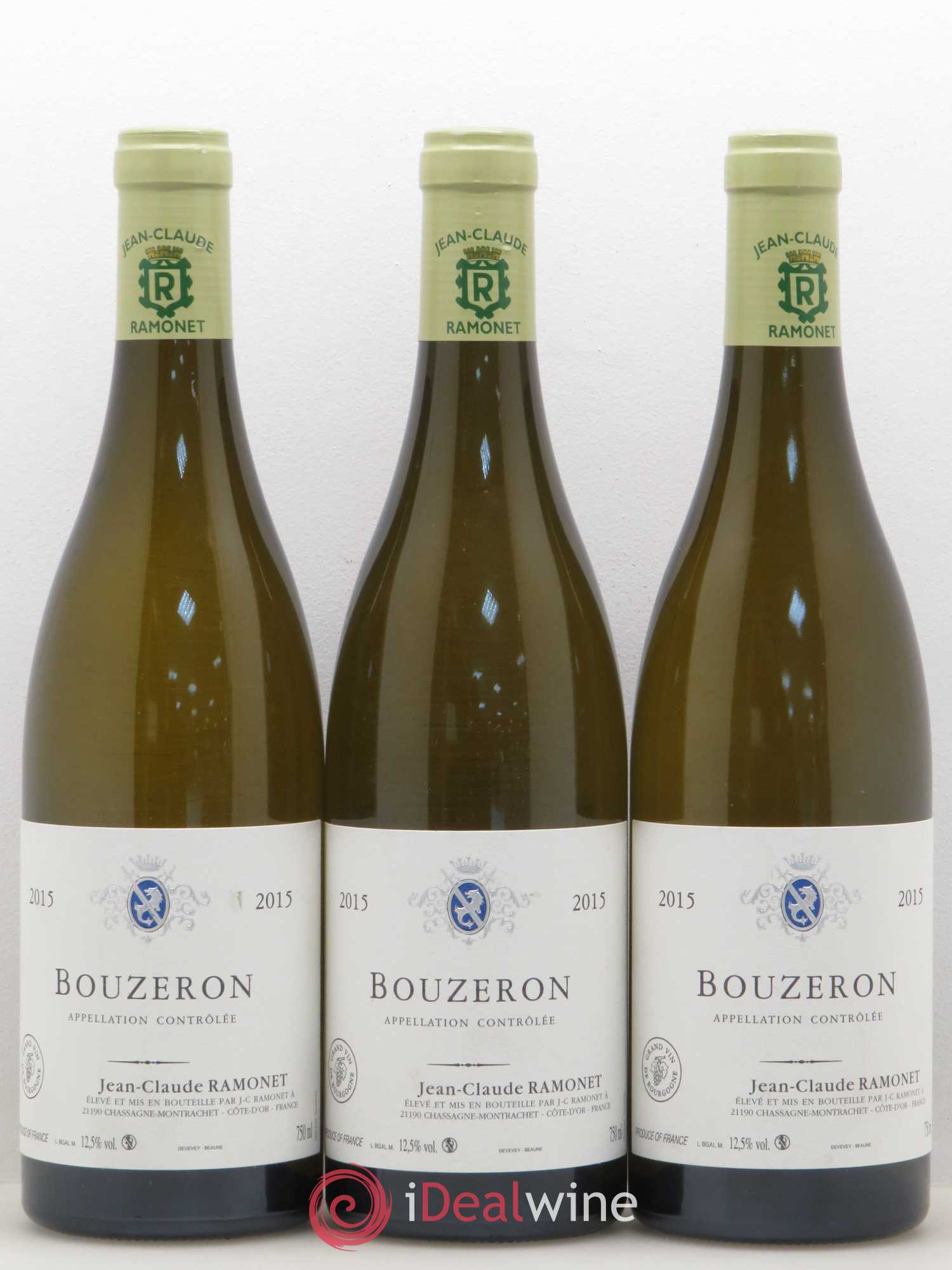 Bouzeron Domaine Ramonet 2015 - Lot de 3 bouteilles - 0