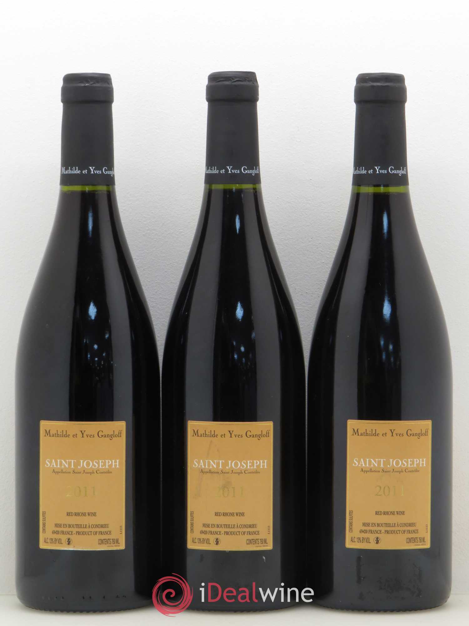 Saint-Joseph Gangloff (Domaine) 2011 - Lot de 3 bouteilles - 1